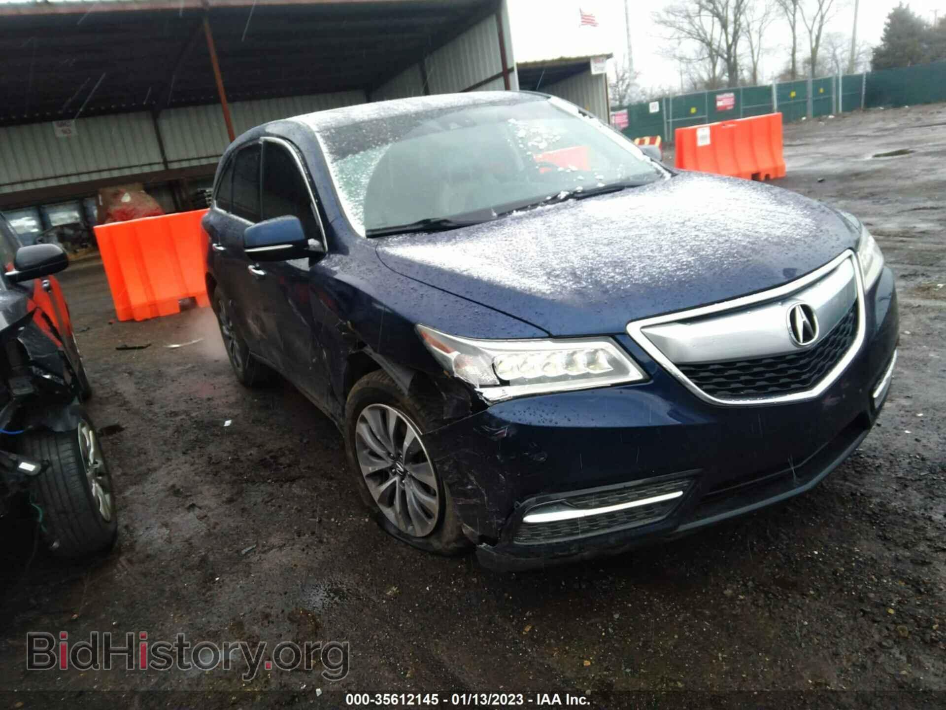 Photo 5FRYD4H49EB043555 - ACURA MDX 2014