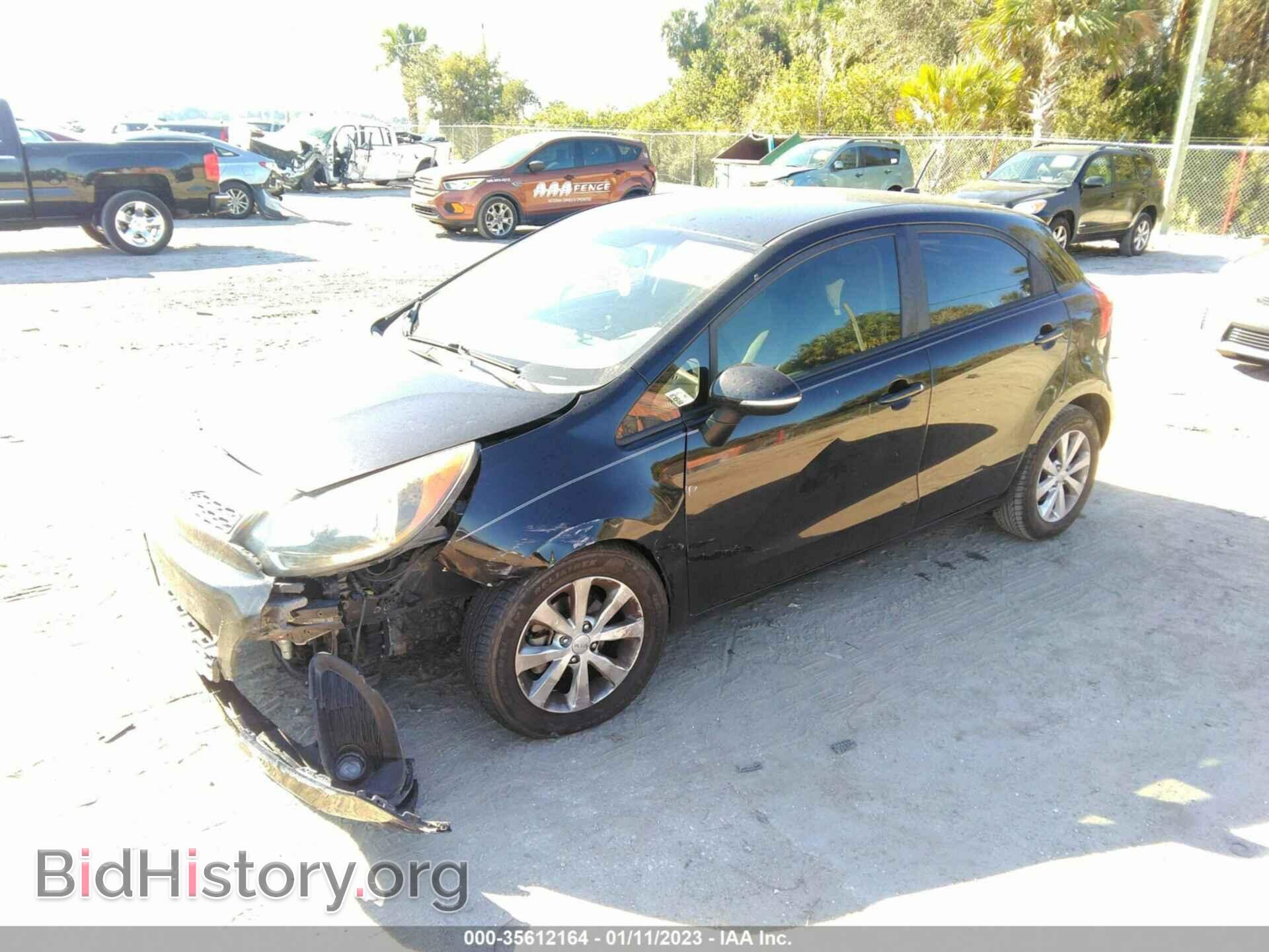 2013 KIA RIO - VIN: KNADN5A38D6230295 - Фото 2