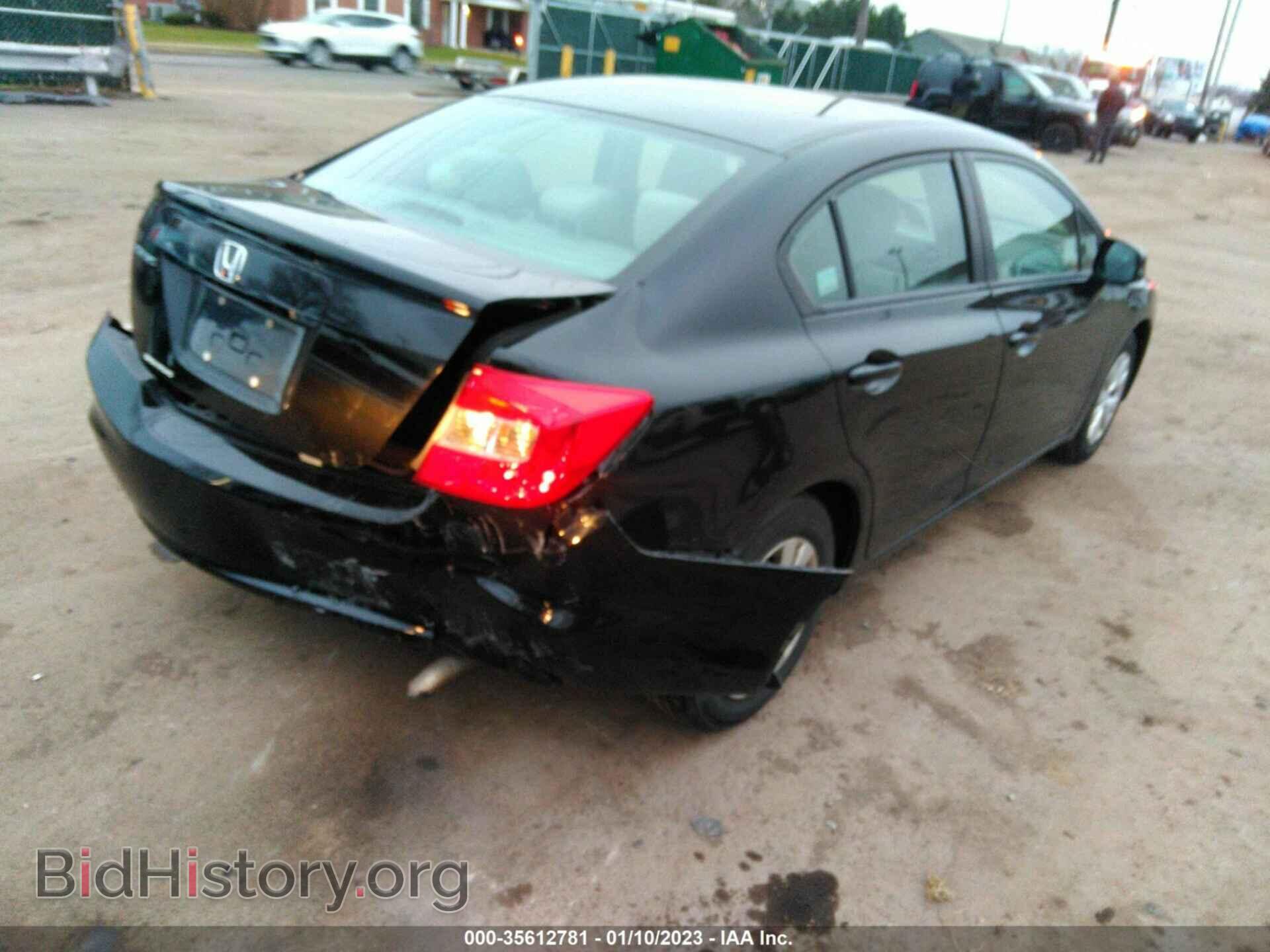 2012 HONDA CIVIC SDN - VIN: 19XFB2F50CE366751 - Фото 4