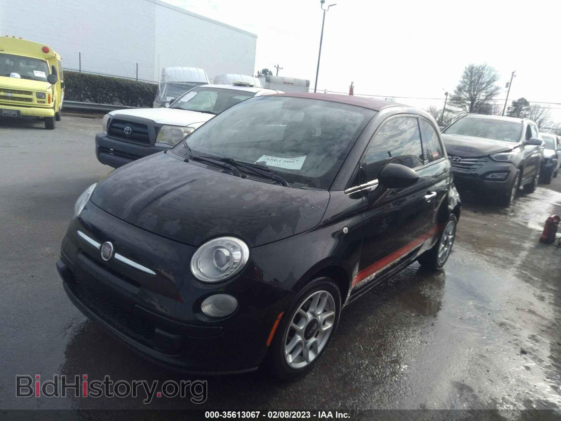 2012 FIAT 500 - VIN: 3C3CFFDR2CT365427 - Photo 2