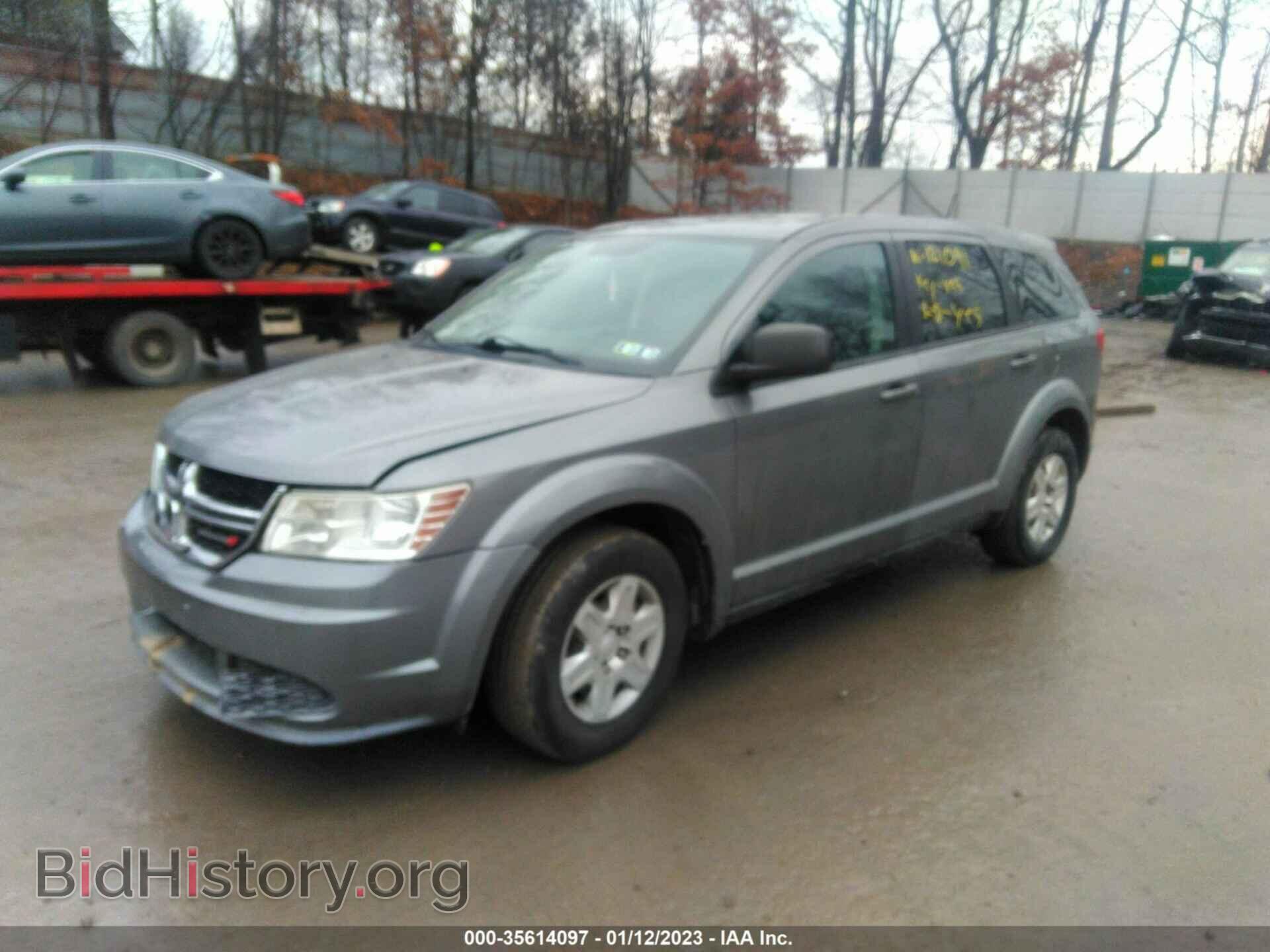 2012 DODGE JOURNEY - VIN: 3C4PDCAB7CT366954 - Фото 2