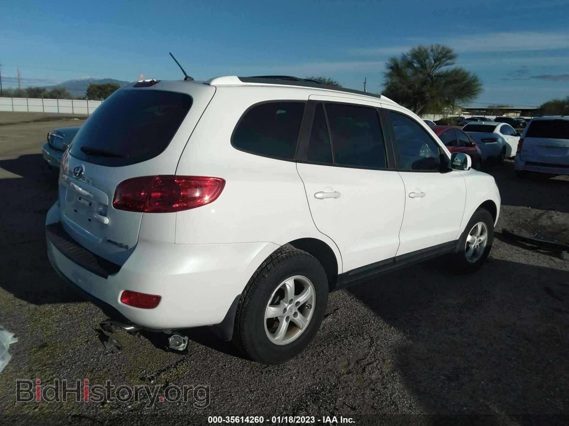2007 HYUNDAI SANTA FE - VIN: 5NMSG13D37H053892 - Фото 4