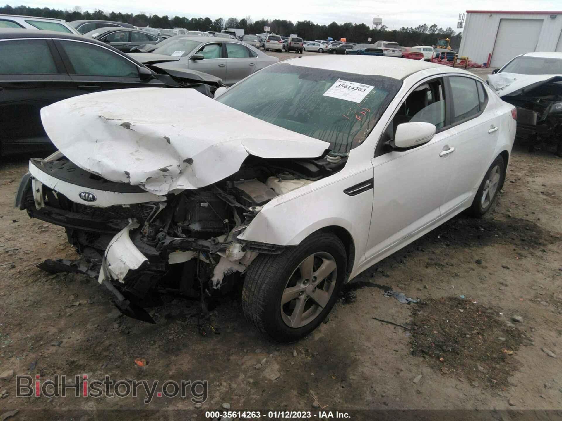 2015 KIA OPTIMA - VIN: KNAGM4A70F5639445 - Фото 2