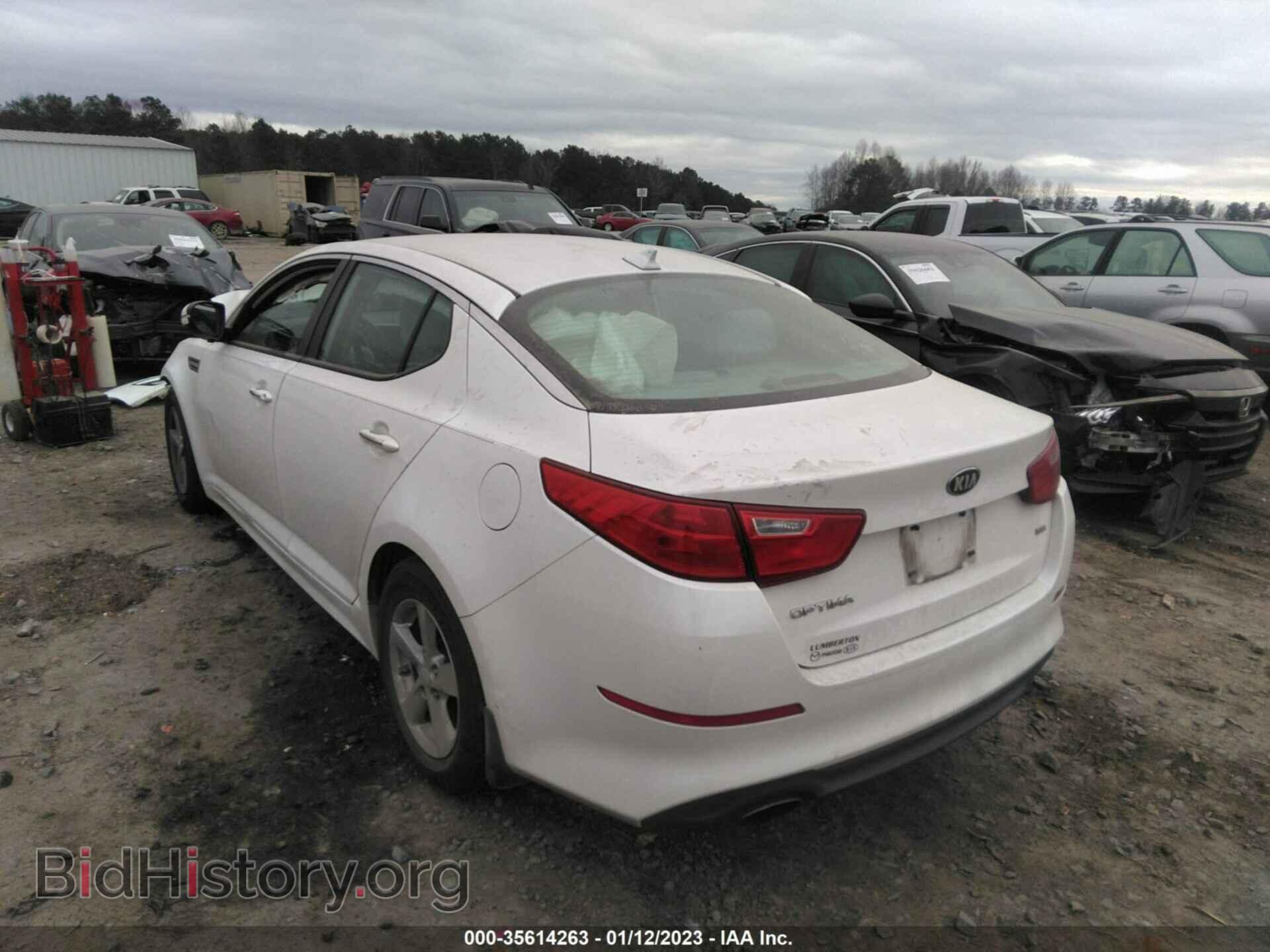 2015 KIA OPTIMA - VIN: KNAGM4A70F5639445 - Фото 3
