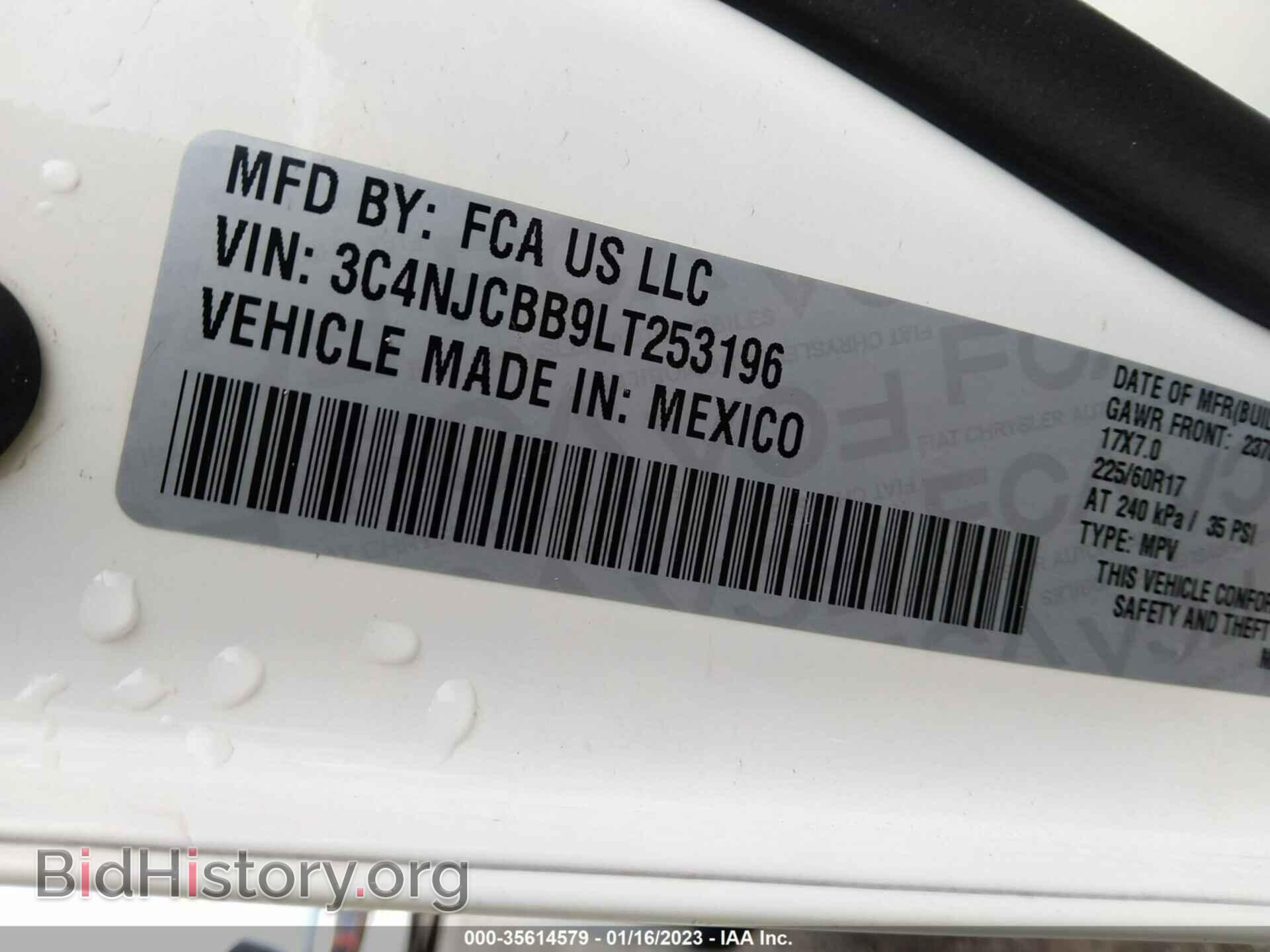 2020 JEEP COMPASS - VIN: 3C4NJCBB9LT253196 - Photo 9