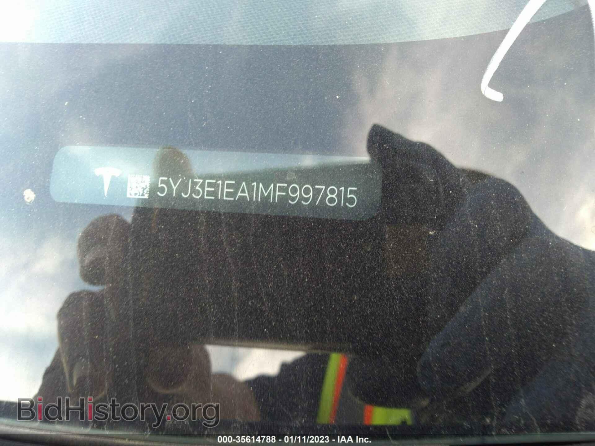 2021 TESLA MODEL 3 - VIN: 5YJ3E1EA1MF997815 - Photo 9