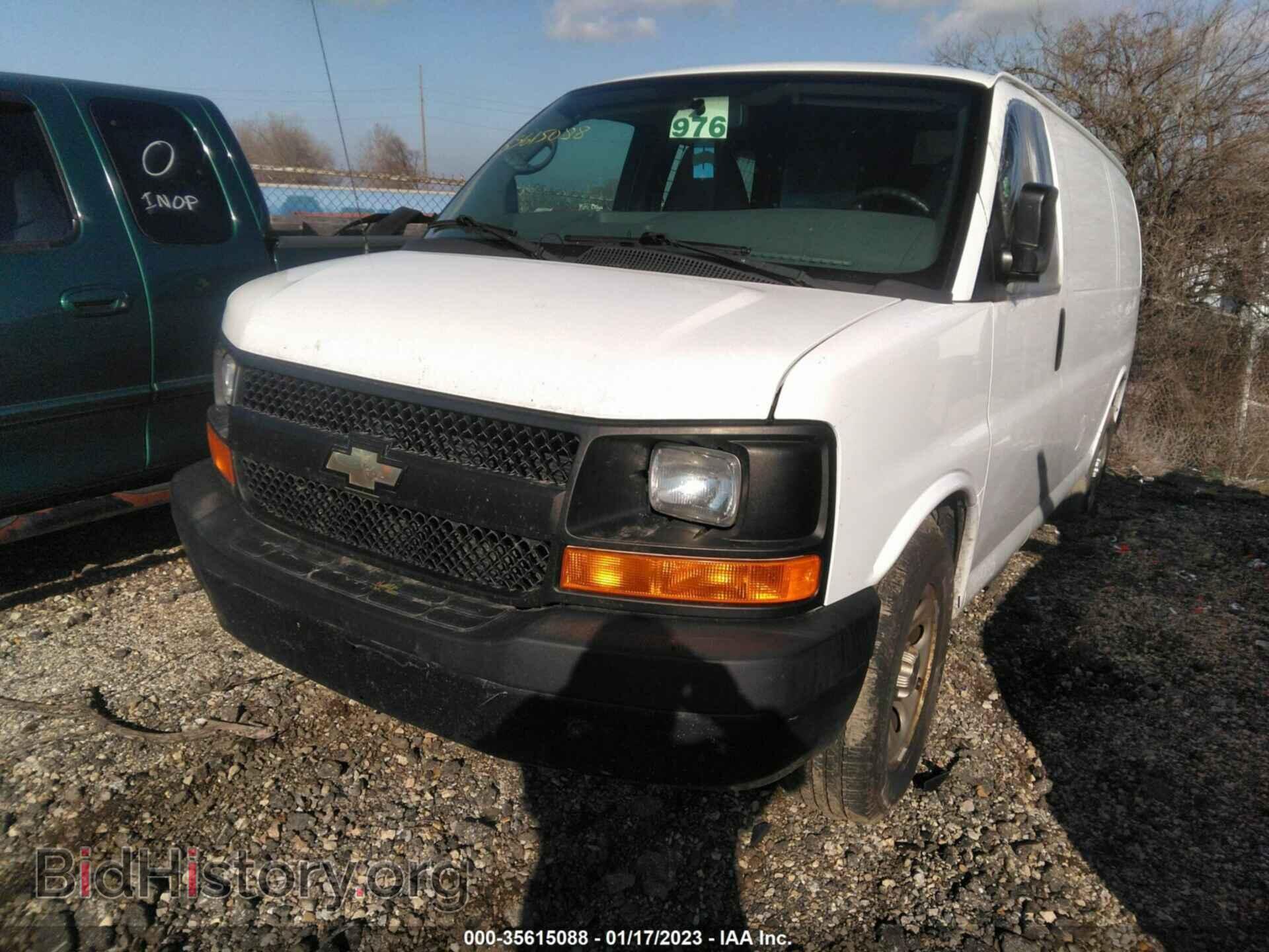 2013 CHEVROLET EXPRESS CARGO VAN - VIN: 1GCSGAFX9D1153684 - Фото 2