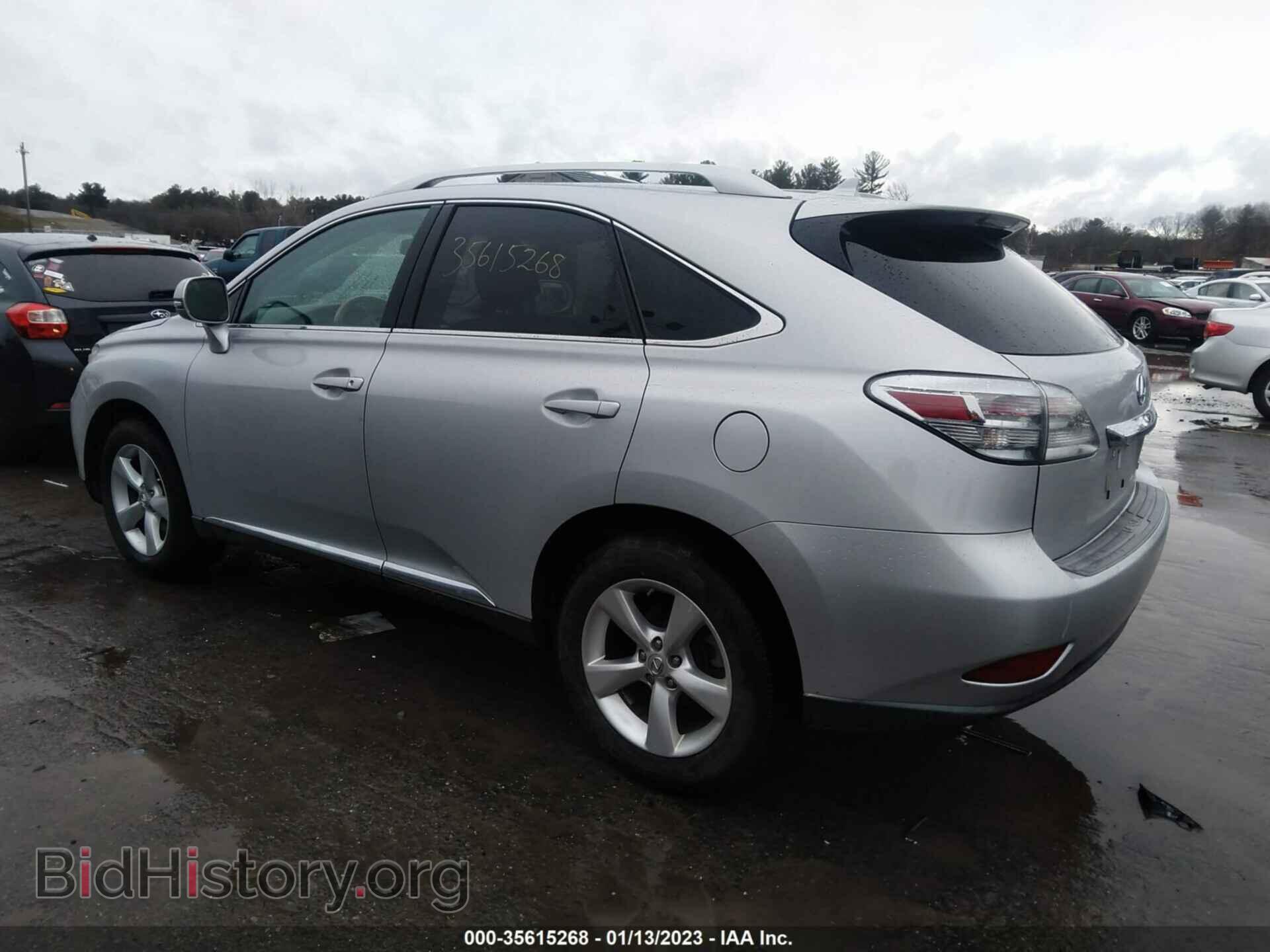 2011 LEXUS RX 350 - VIN: 2T2BK1BA2BC096605 - Фото 3