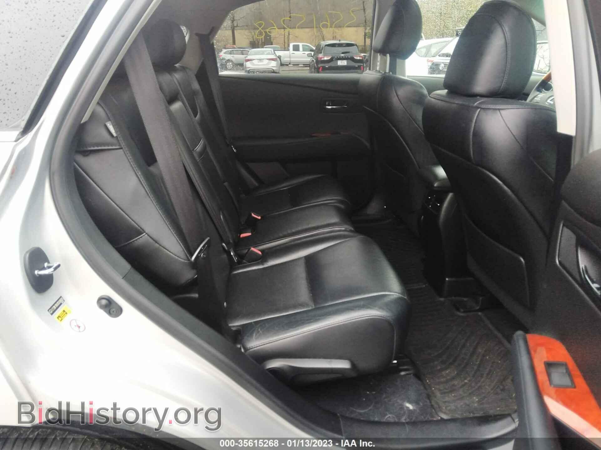 2011 LEXUS RX 350 - VIN: 2T2BK1BA2BC096605 - Фото 8