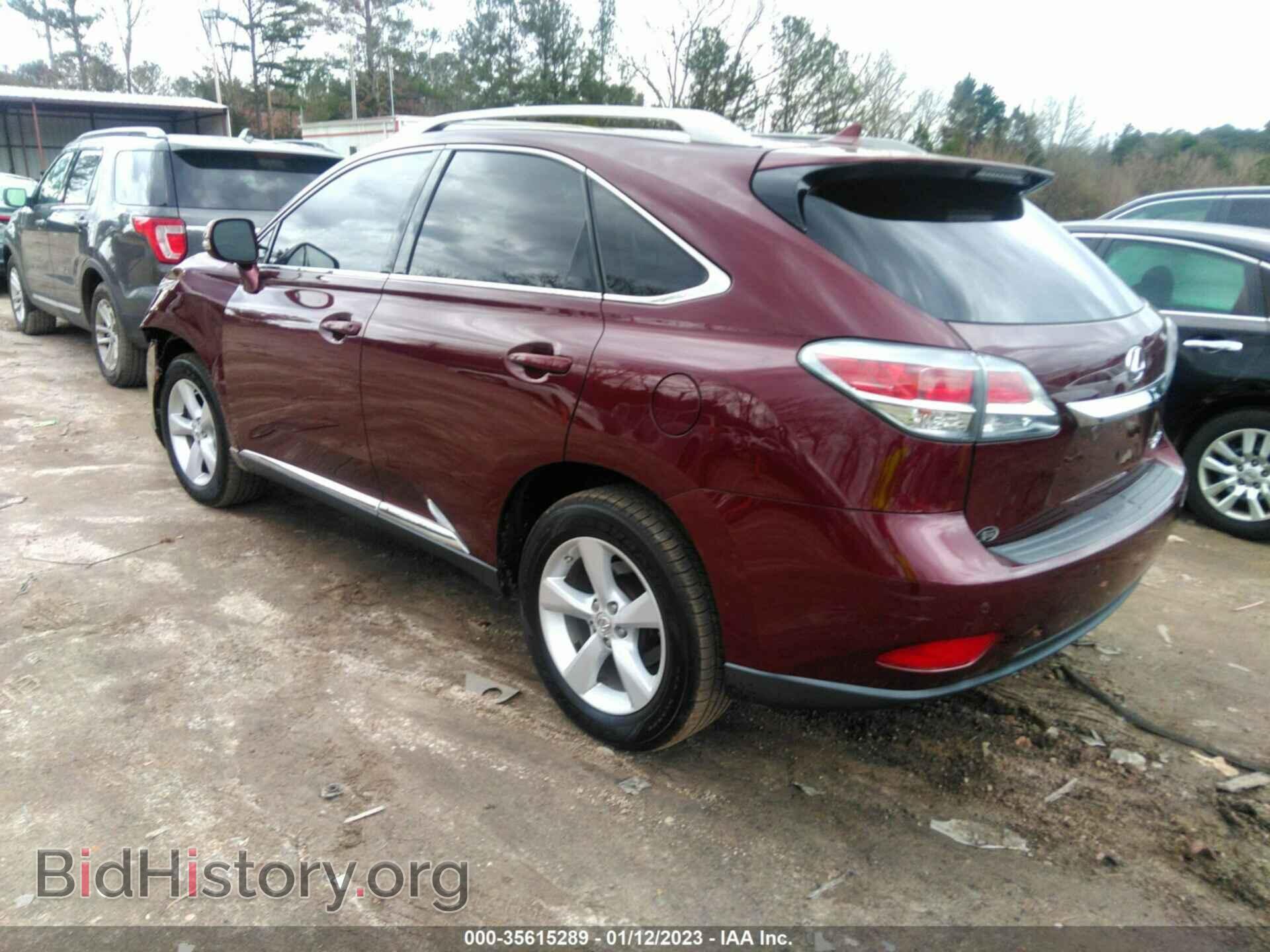 2013 LEXUS RX 350 - VIN: 2T2BK1BAXDC197460 - Фото 3
