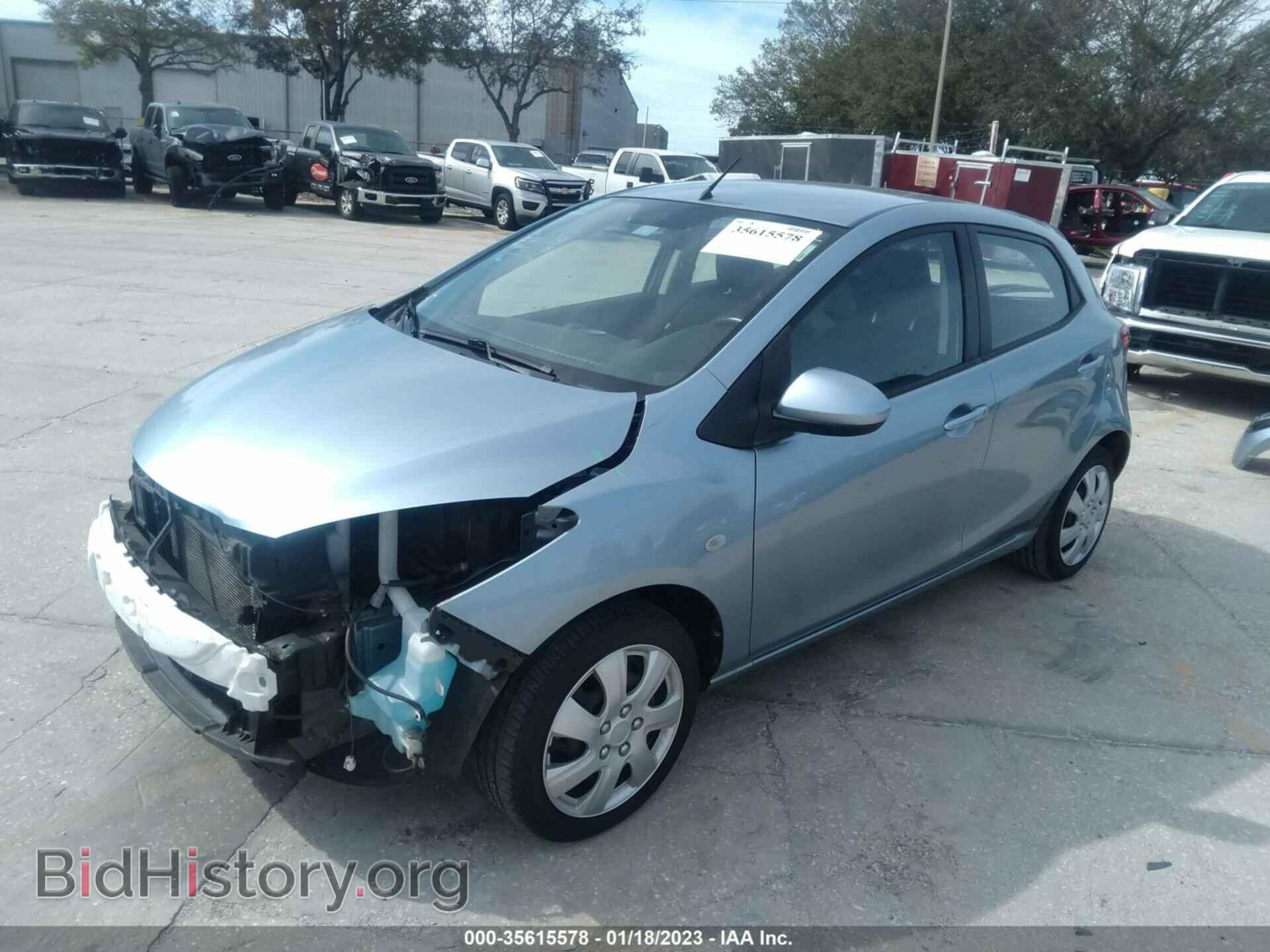 2013 MAZDA MAZDA2 - VIN: JM1DE1KY9D0155275 - Фото 2