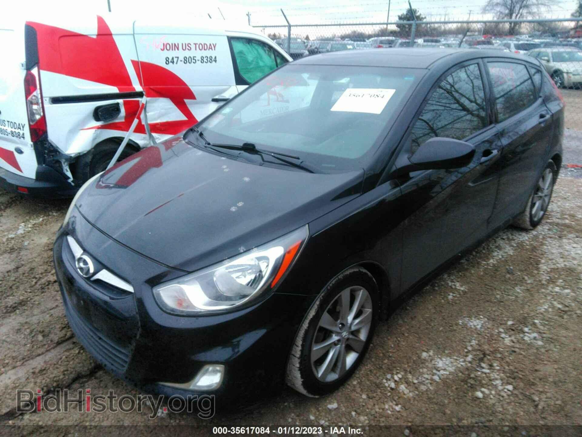 2013 HYUNDAI ACCENT - VIN: KMHCU5AE9DU086122 - Фото 2