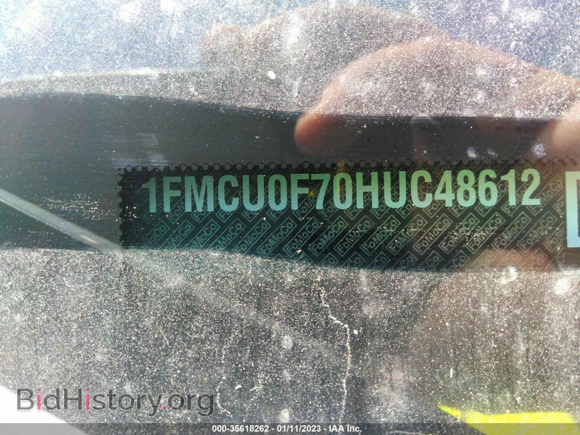 2017 FORD ESCAPE - VIN: 1FMCU0F70HUC48612 - Фото 9