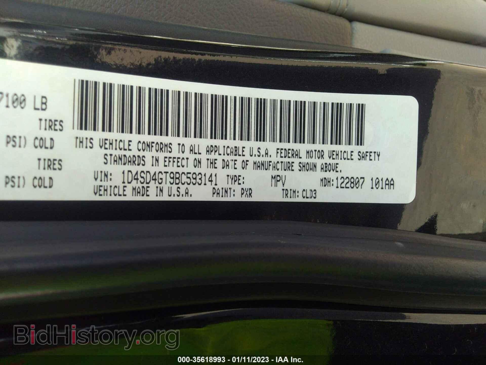 2011 DODGE DURANGO - VIN: 1D4SD4GT9BC593141 - Фото 9
