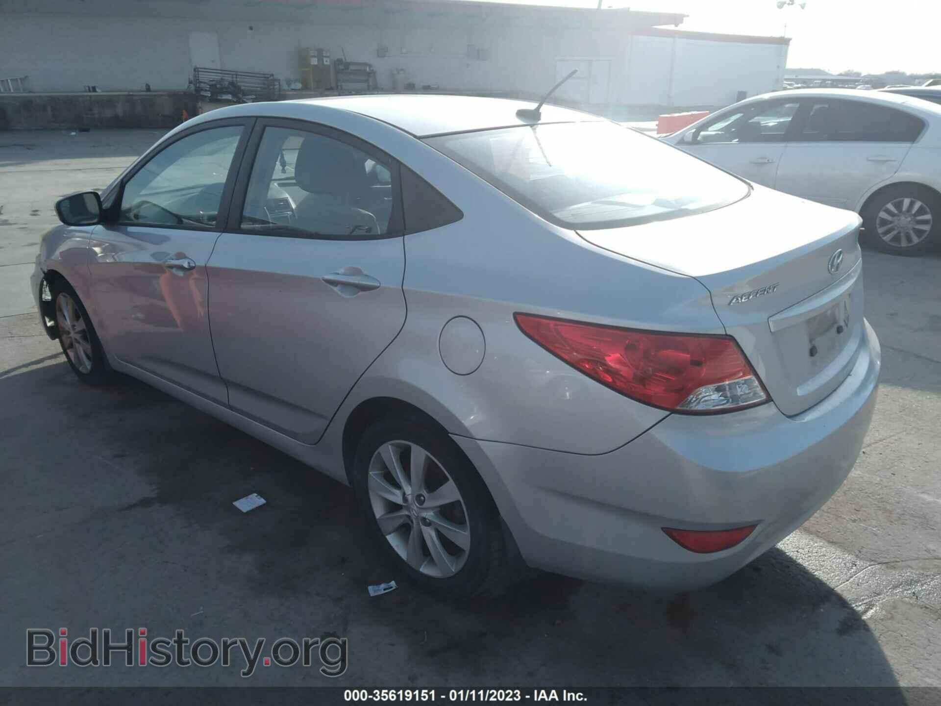 2012 HYUNDAI ACCENT - VIN: KMHCU4AE2CU265109 - Фото 3