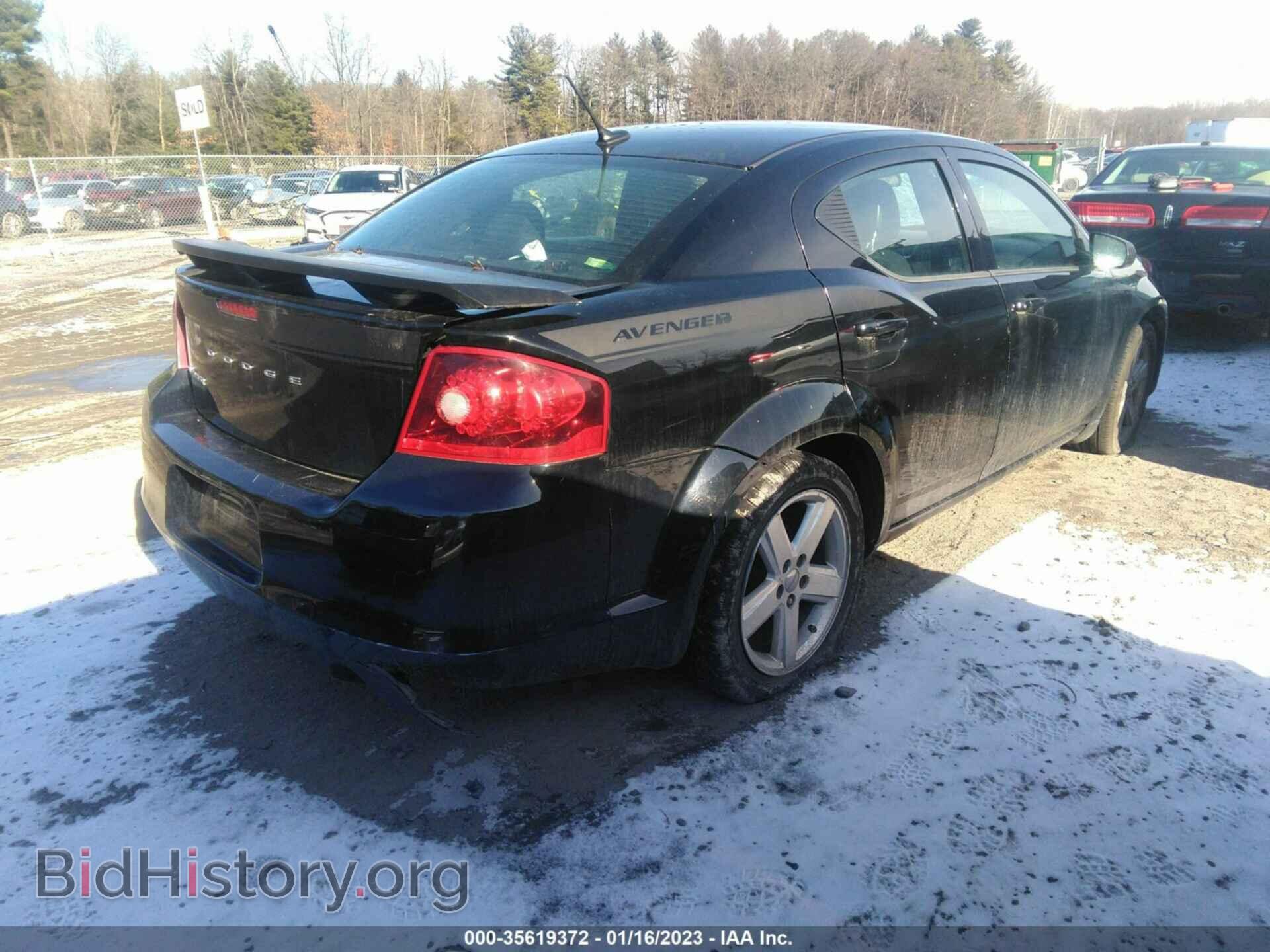 2013 DODGE AVENGER - VIN: 1C3CDZAB7DN534356 - Фото 4