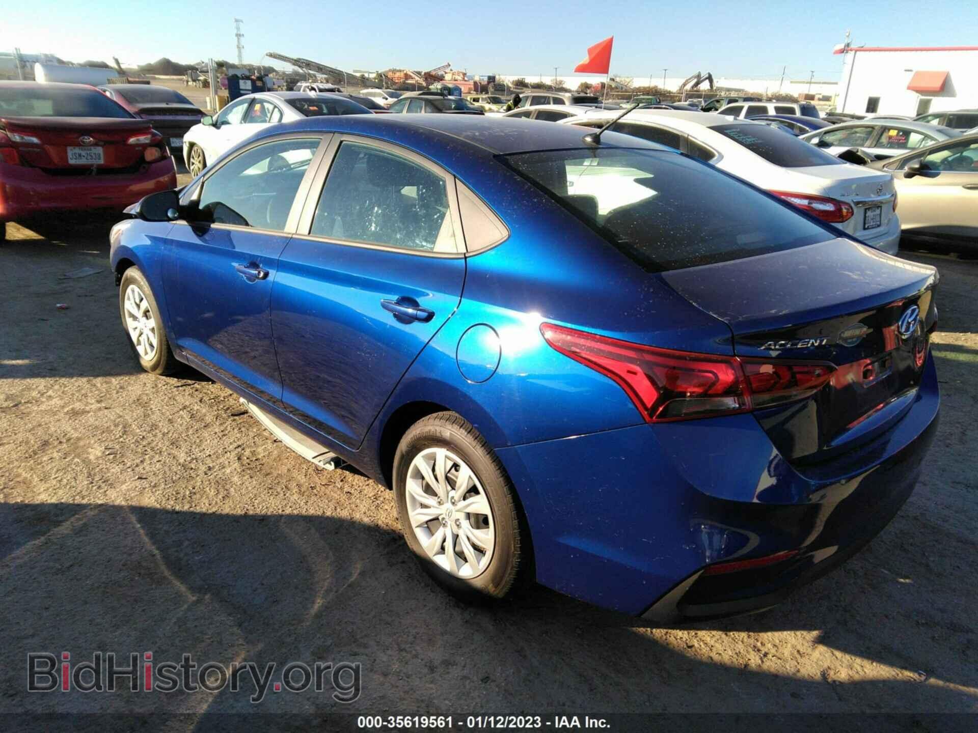 2021 HYUNDAI ACCENT - VIN: 3KPC24A69ME131765 - Фото 3