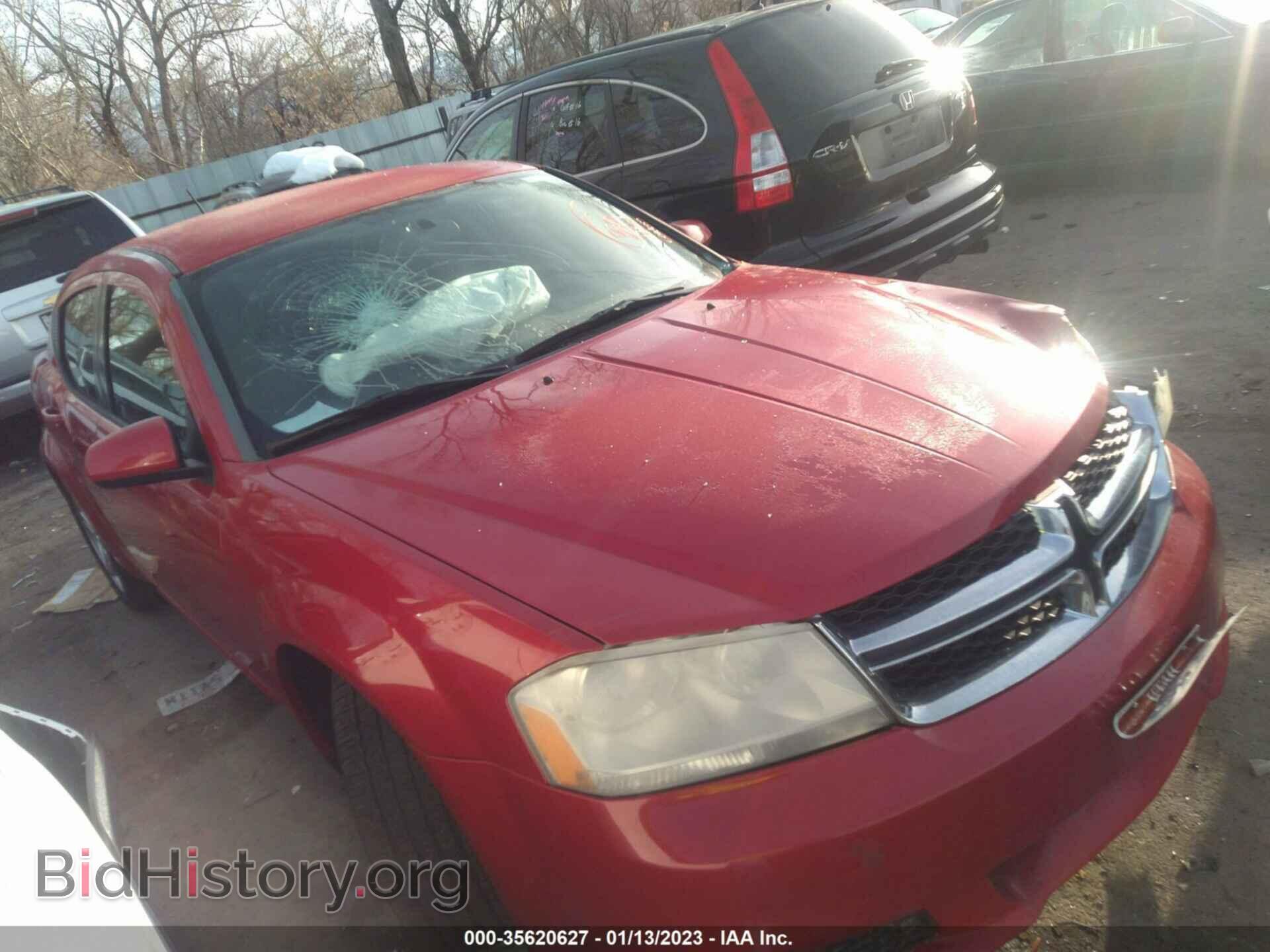 Photo 1C3CDZCB2CN158385 - DODGE AVENGER 2012