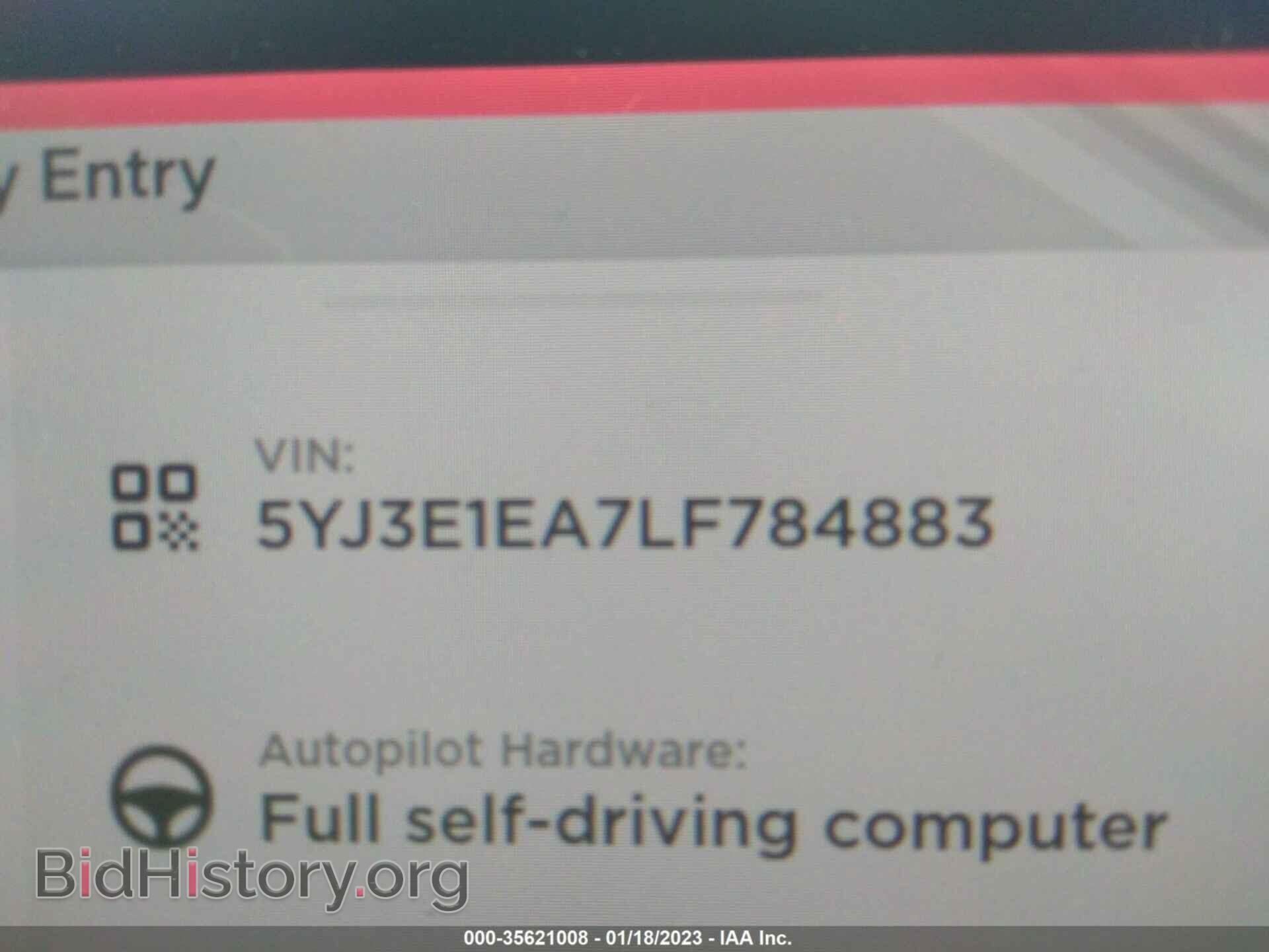 2020 TESLA MODEL 3 - VIN: 5YJ3E1EA7LF784883 - Фото 9