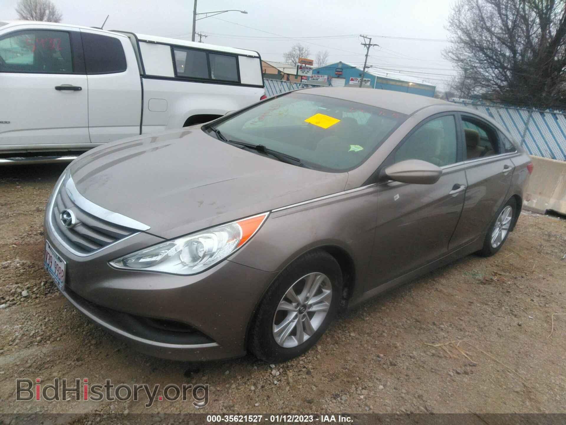 2014 HYUNDAI SONATA - VIN: 5NPEB4AC7EH886702 - Фото 2