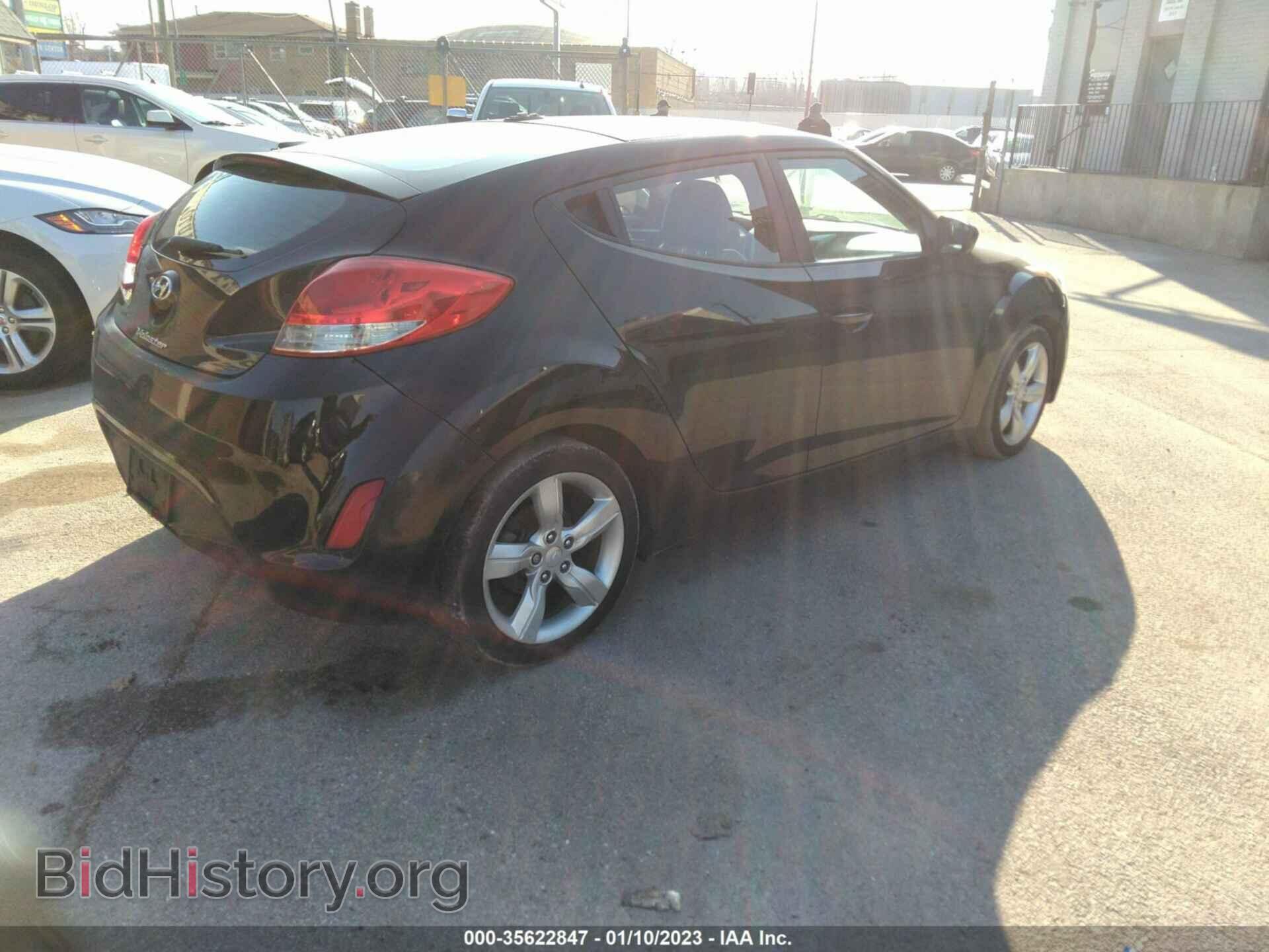 2012 HYUNDAI VELOSTER - VIN: KMHTC6AD4CU038302 - Фото 4