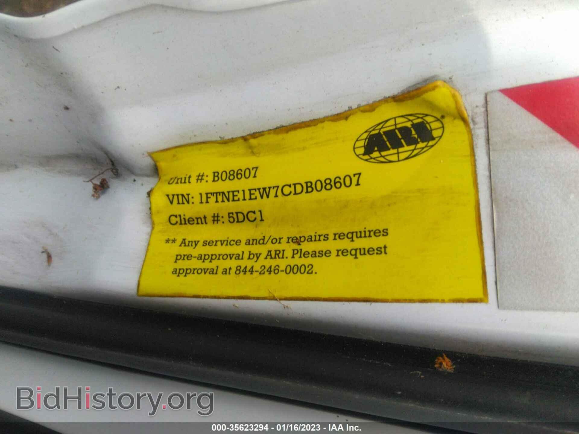2012 FORD ECONOLINE CARGO VAN - VIN: 1FTNE1EW7CDB08607 - Photo 9