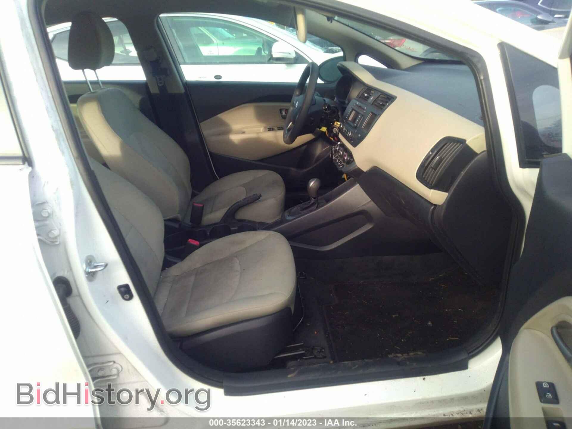 2013 KIA RIO - VIN: KNADM4A31D6178263 - Фото 5