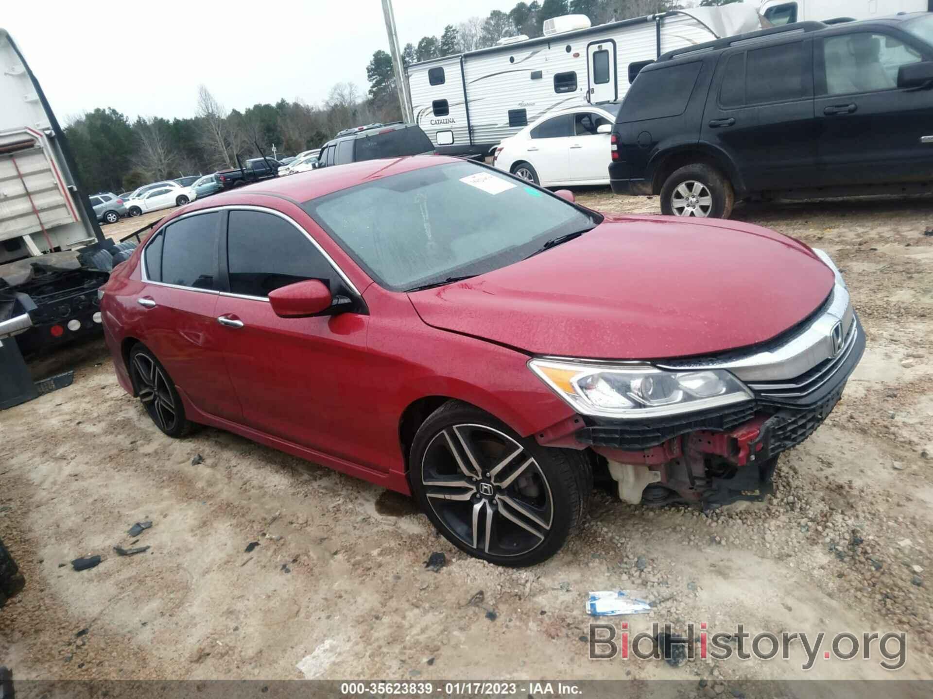 Photo 1HGCR2F50GA124213 - HONDA ACCORD SEDAN 2016