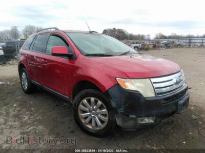 2007 Ford EDGE SEL, red — VIN 2FMDK38C47BB40522, IAAI