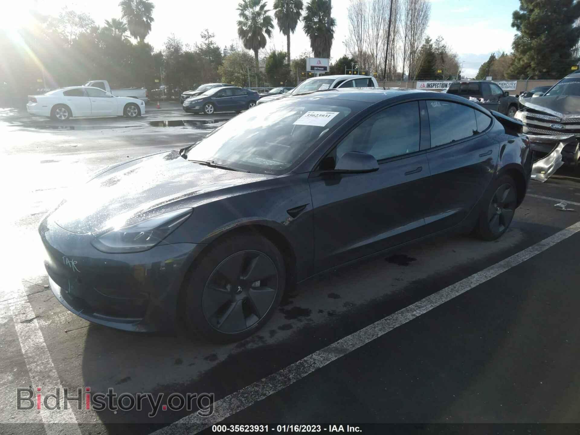 2021 TESLA MODEL 3 - VIN: 5YJ3E1EA7MF018945 - Фото 2