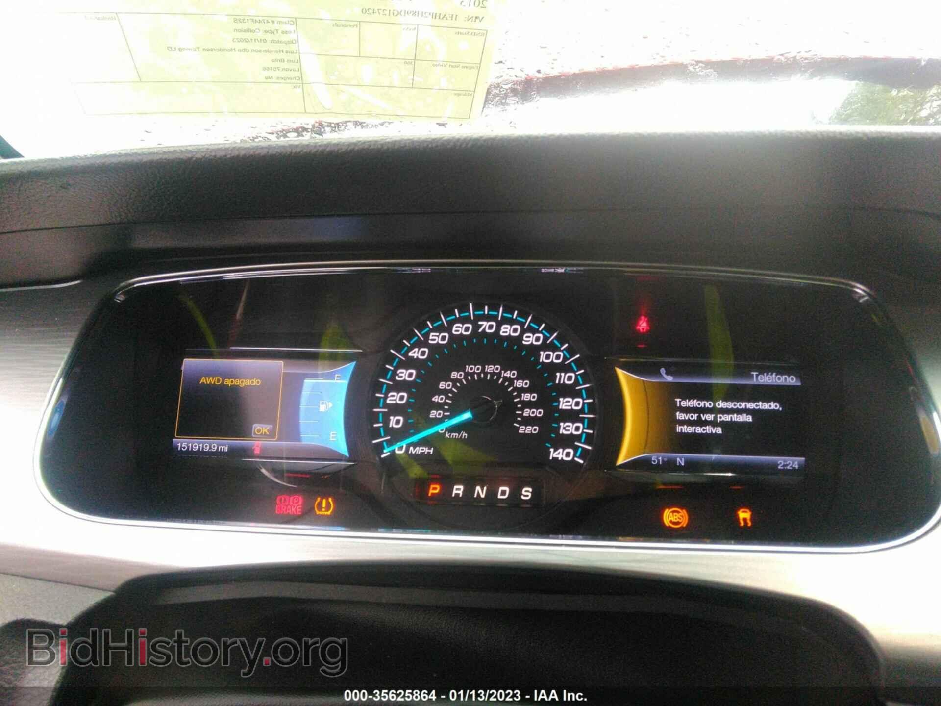 2013 FORD TAURUS - VIN: 1FAHP2H89DG127420 - Фото 7