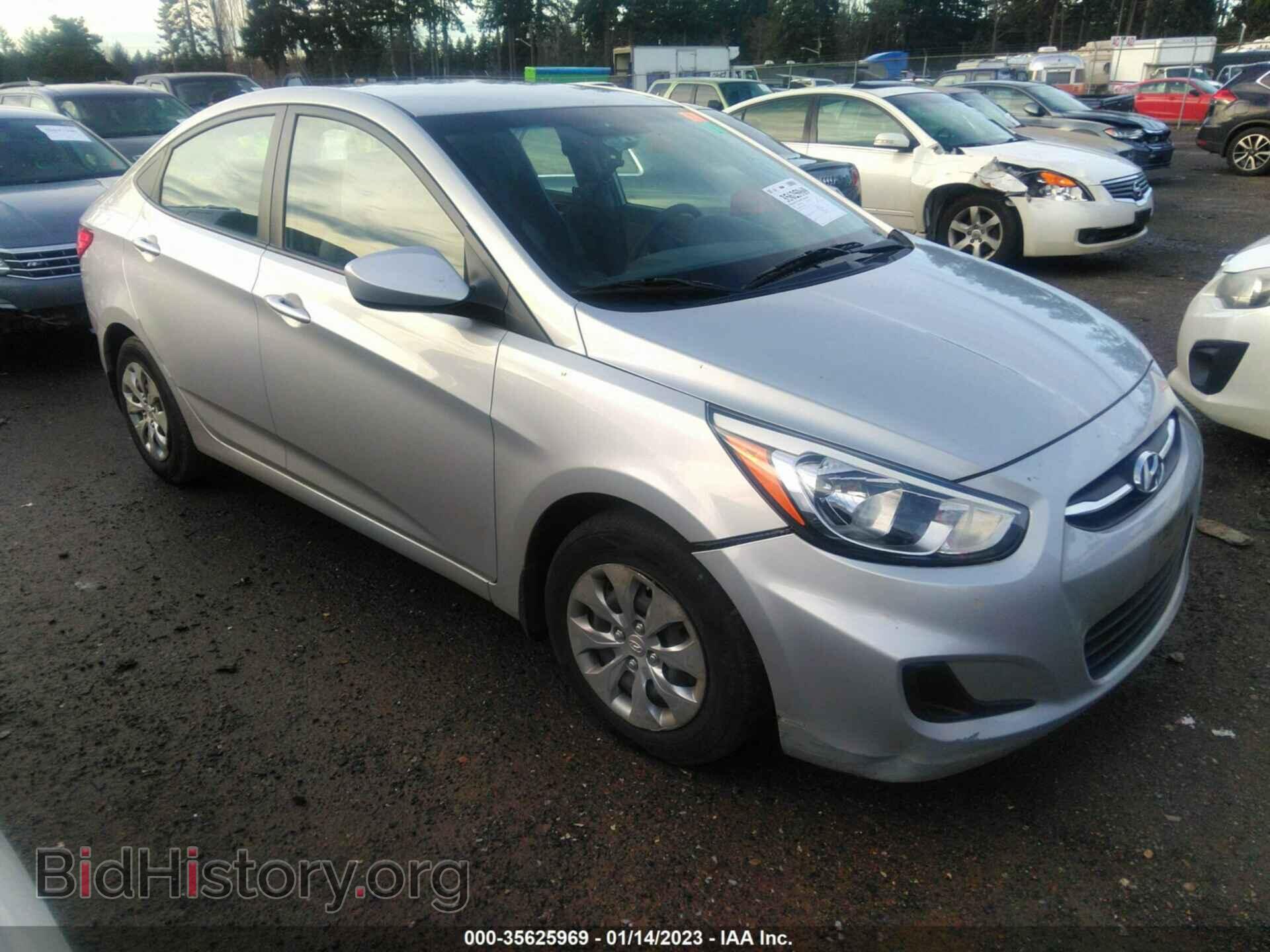 Photo KMHCT4AE7GU021299 - HYUNDAI ACCENT 2016
