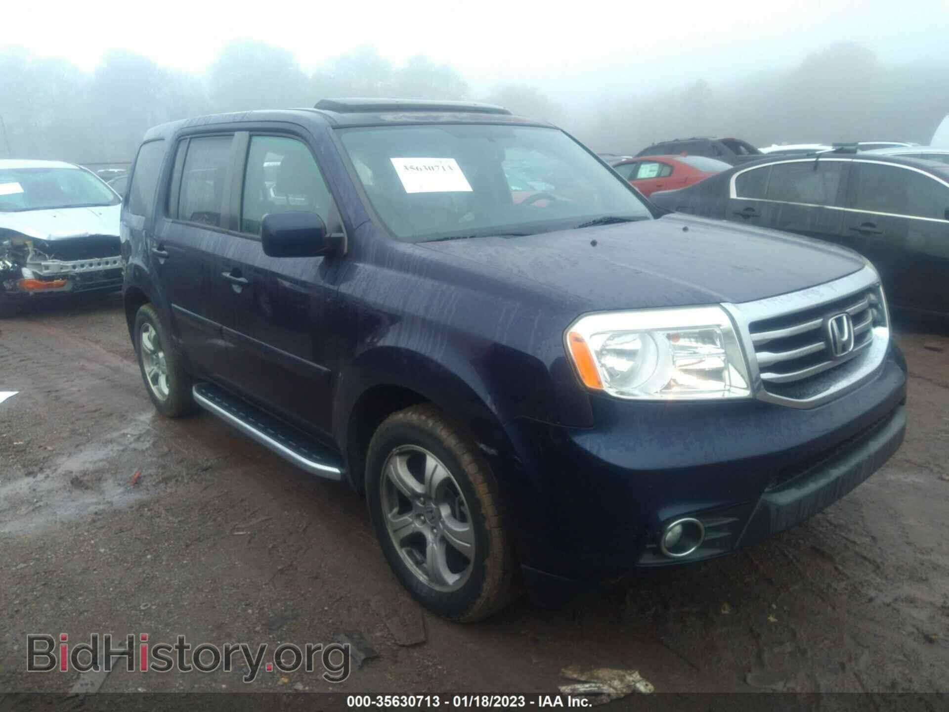 Photo 5FNYF3H75DB043874 - HONDA PILOT 2013