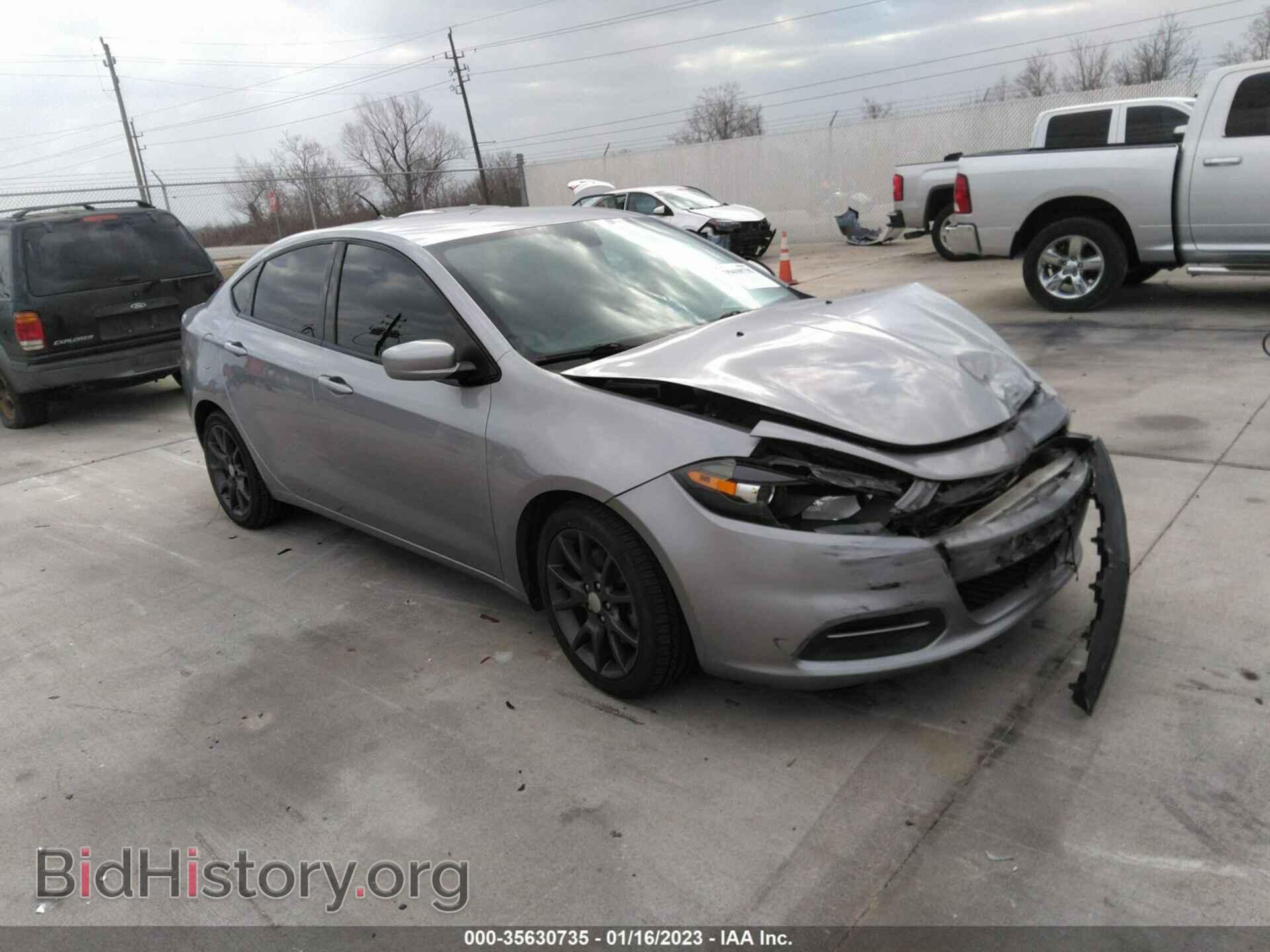 Фотография 1C3CDFAA2GD555583 - DODGE DART 2016