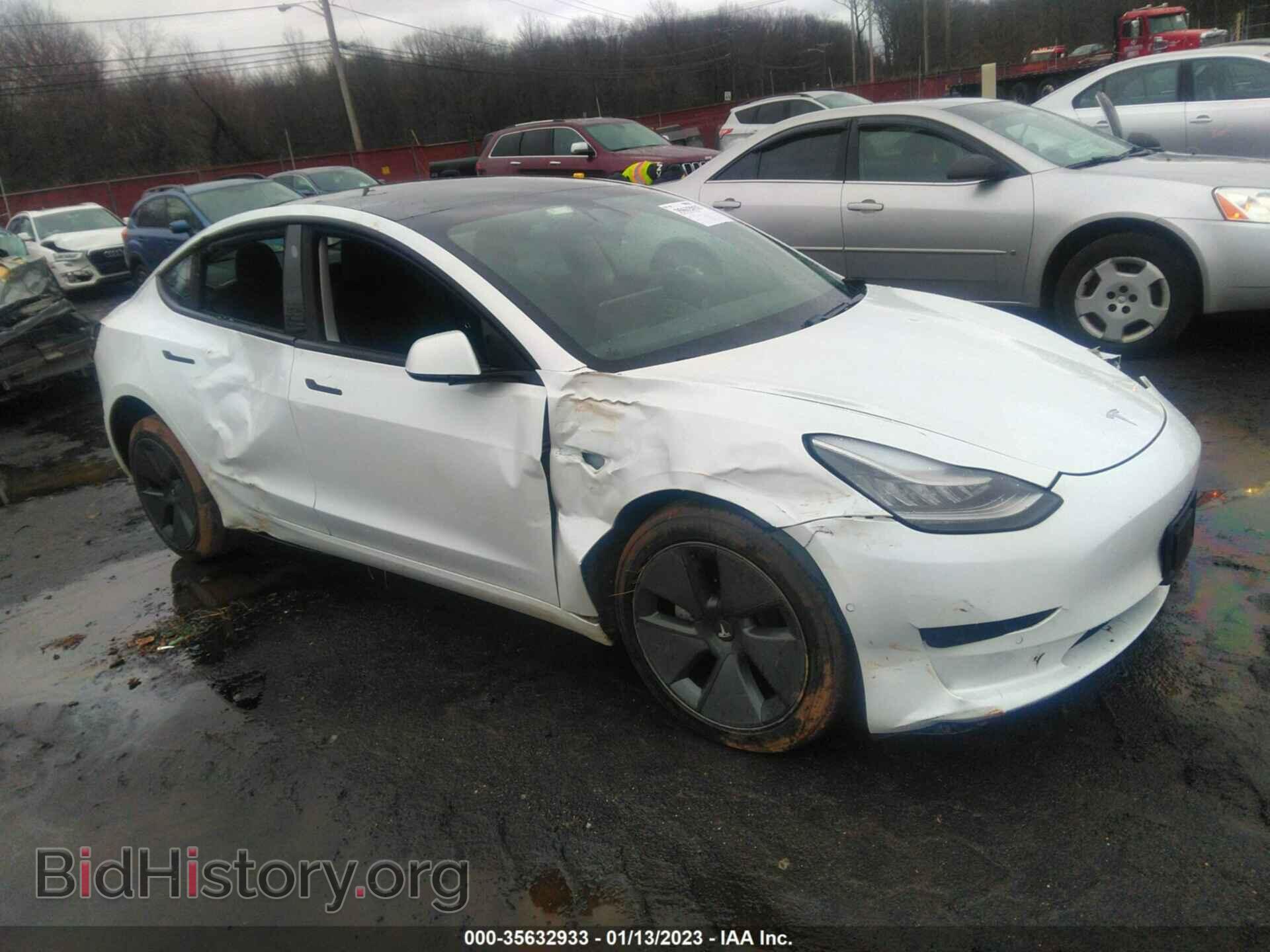 Photo 5YJ3E1EA1MF859823 - TESLA MODEL 3 2021