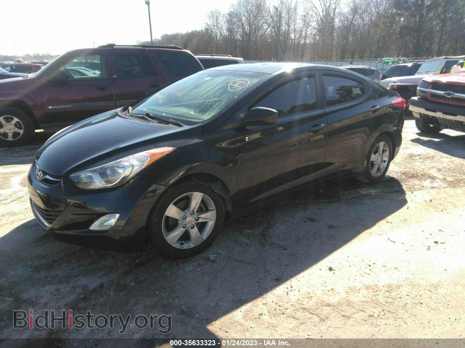 2012 HYUNDAI ELANTRA - VIN: KMHDH4AE9CU206602 - Фото 2