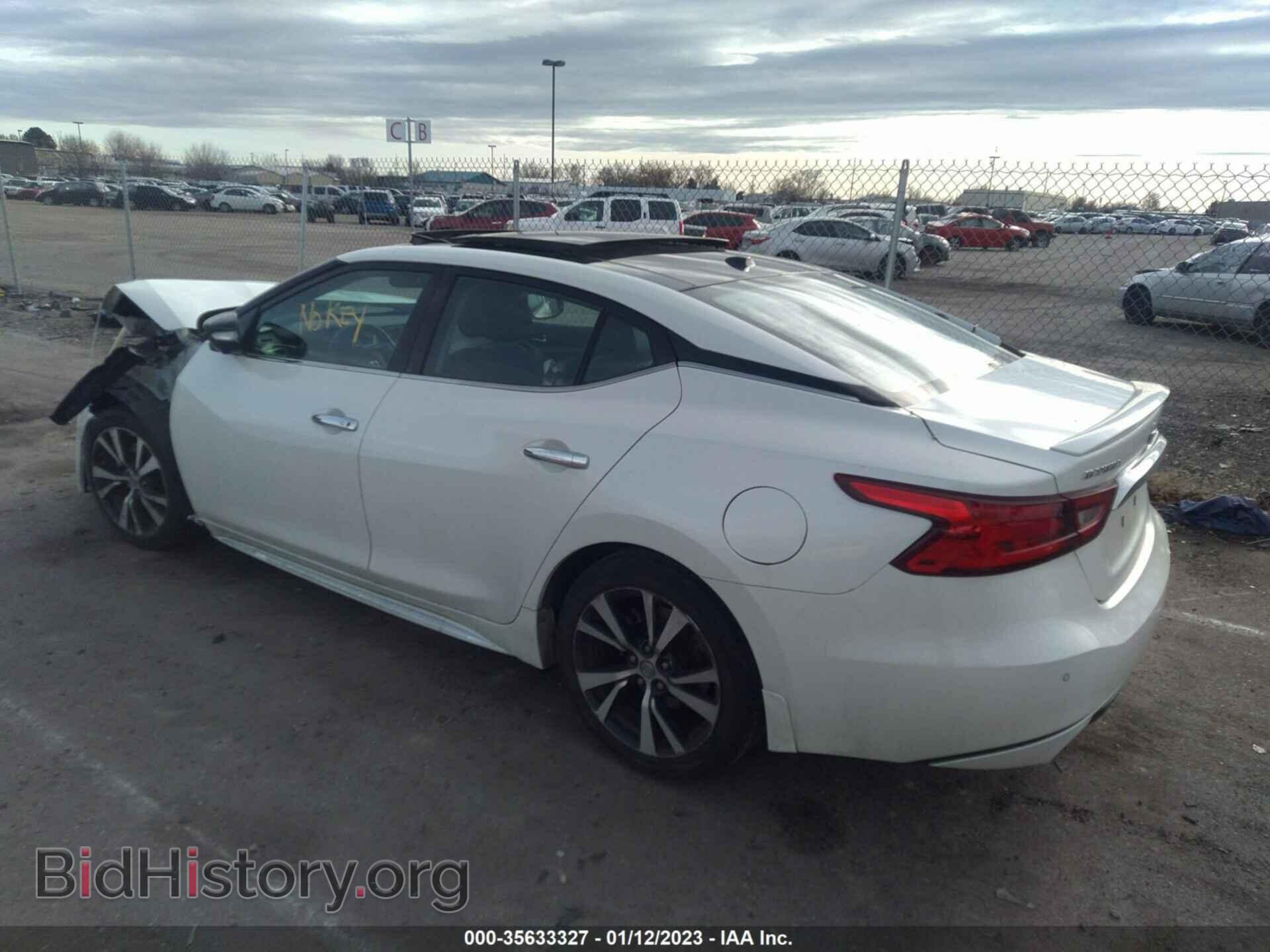 2016 NISSAN MAXIMA - VIN: 1N4AA6AP9GC435145 - Фото 3