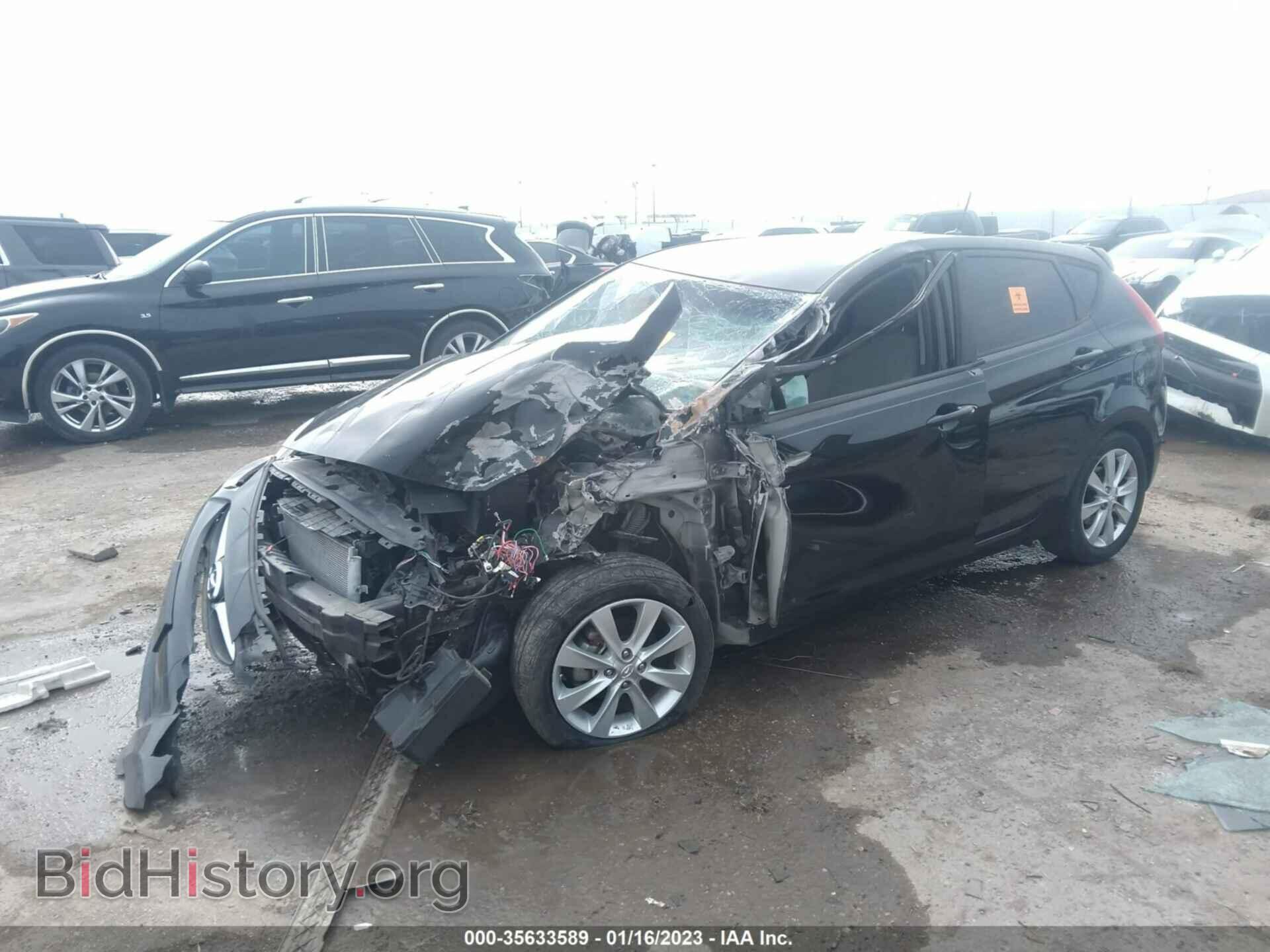 2012 HYUNDAI ACCENT - VIN: KMHCU5AE4CU027445 - Фото 2