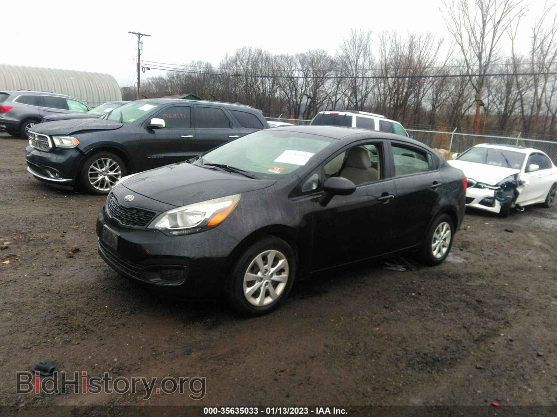 2013 KIA RIO - VIN: KNADM4A36D6266435 - Фото 2