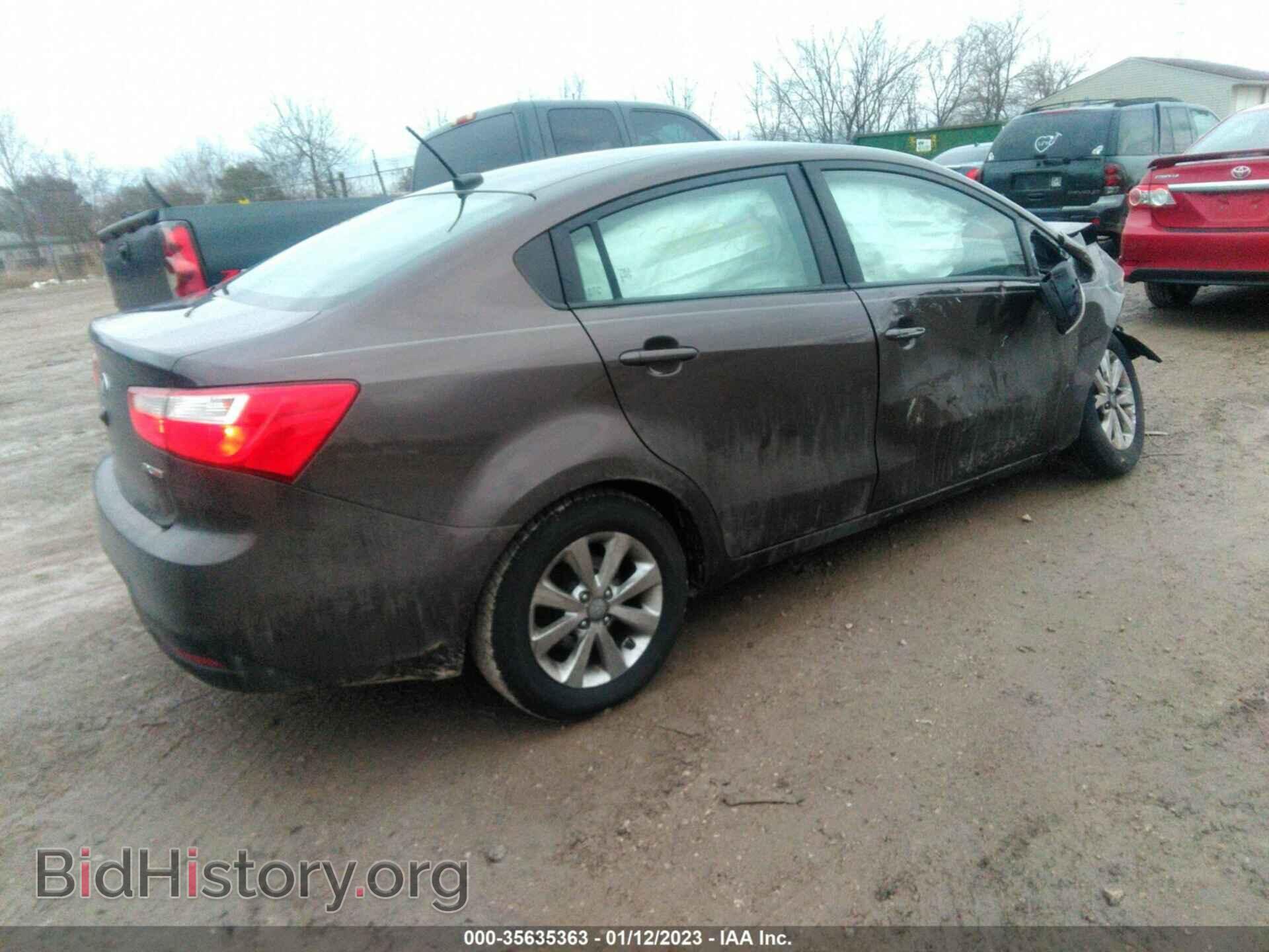 2014 KIA RIO - VIN: KNADN4A36E6338667 - Фото 4