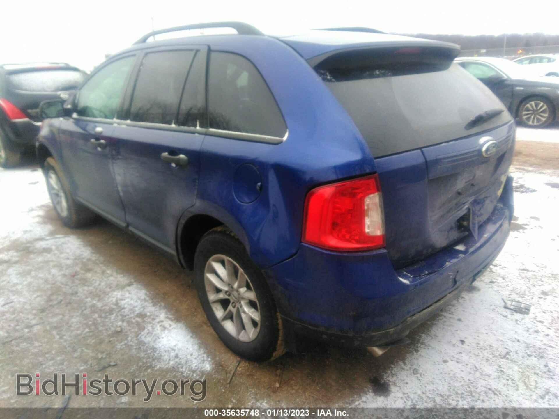 2013 FORD EDGE - VIN: 2FMDK3GC3DBC87525 - Фото 3