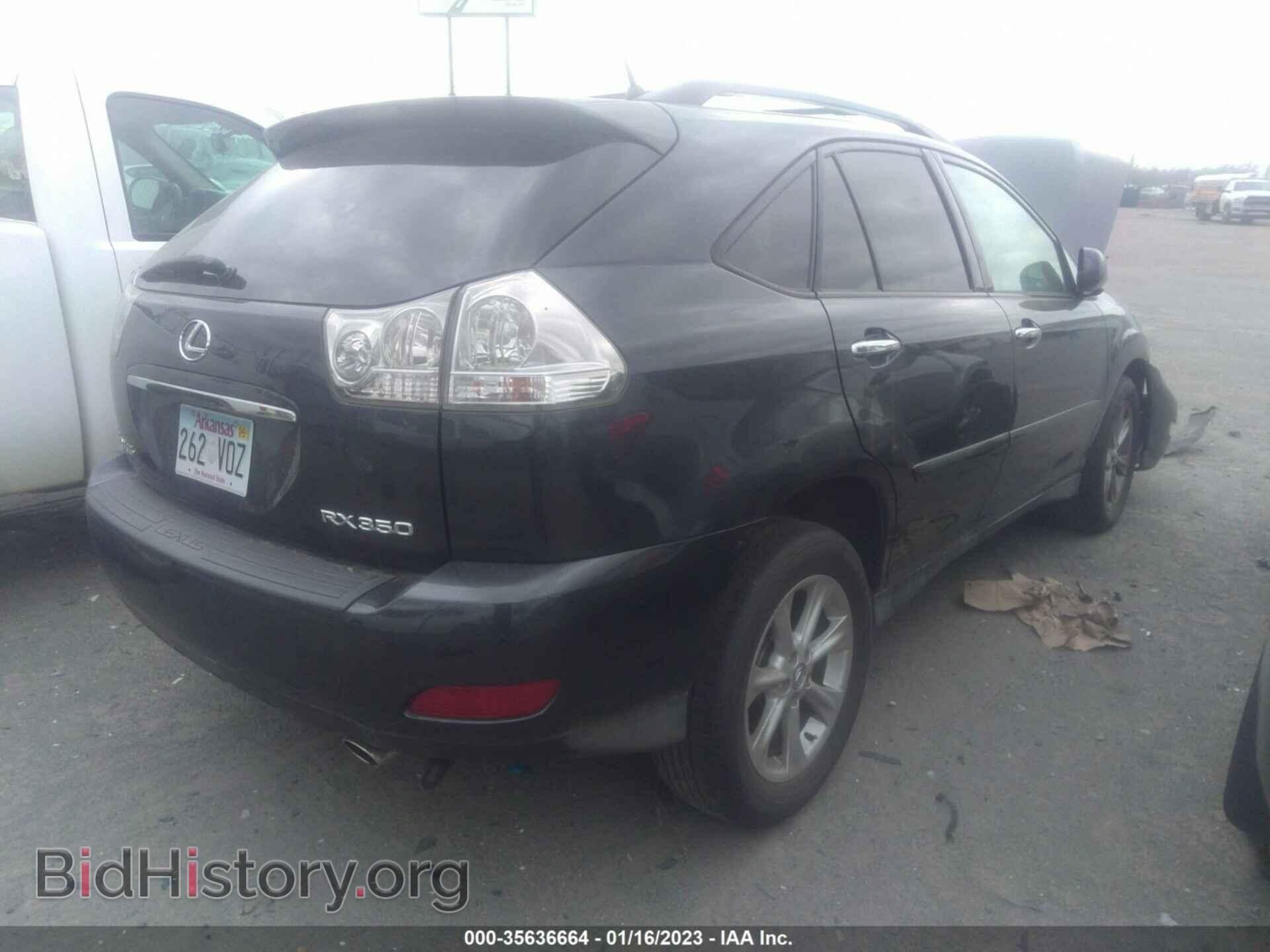 2009 LEXUS RX 350 - VIN: 2T2GK31U99C062281 - Фото 4