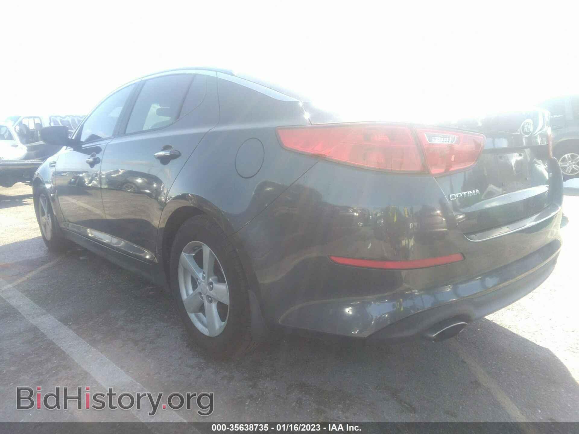 2015 KIA OPTIMA - VIN: KNAGM4A74F5640274 - Фото 3