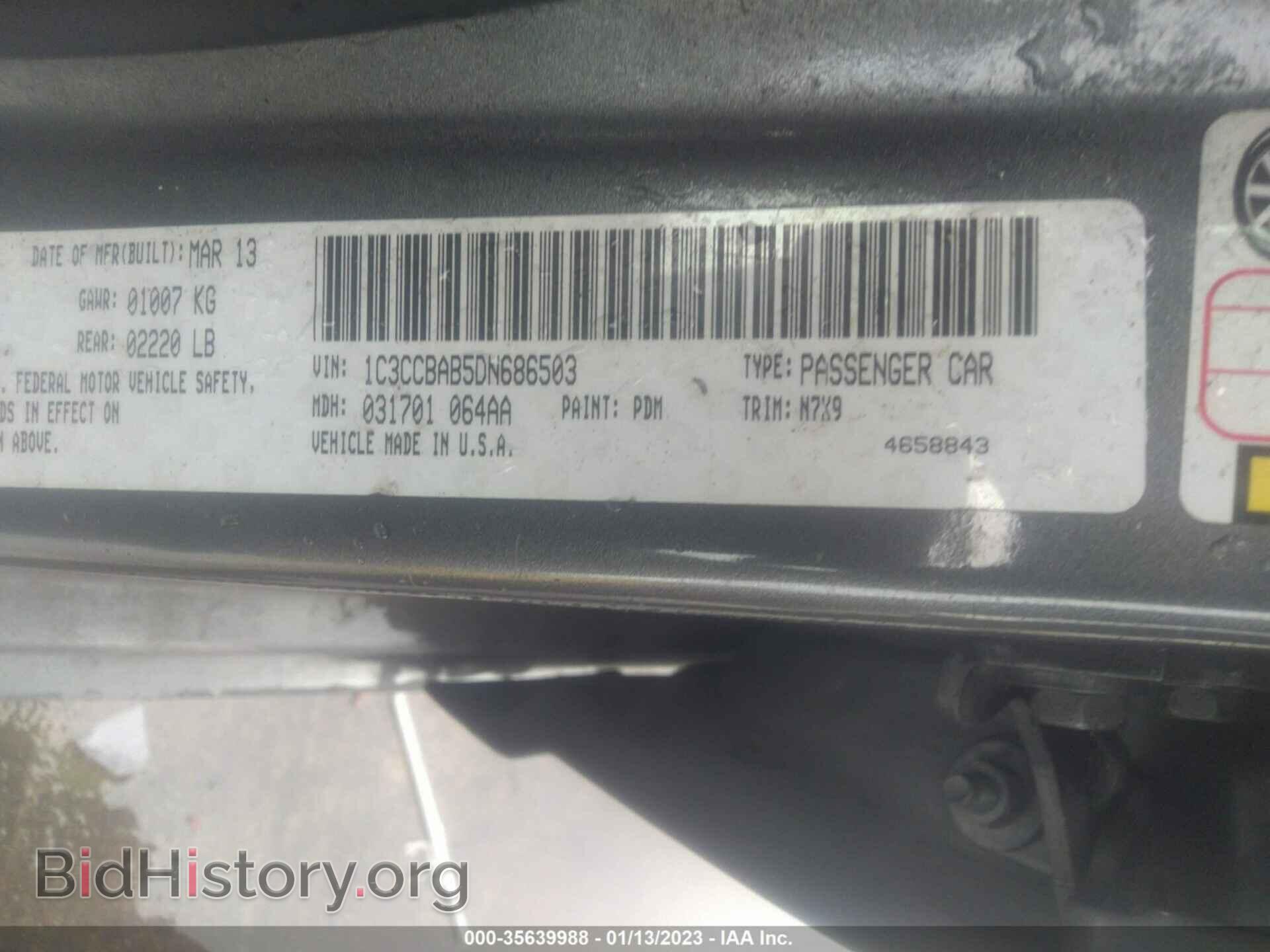 2013 CHRYSLER 200 - VIN: 1C3CCBAB5DN686503 - Photo 9