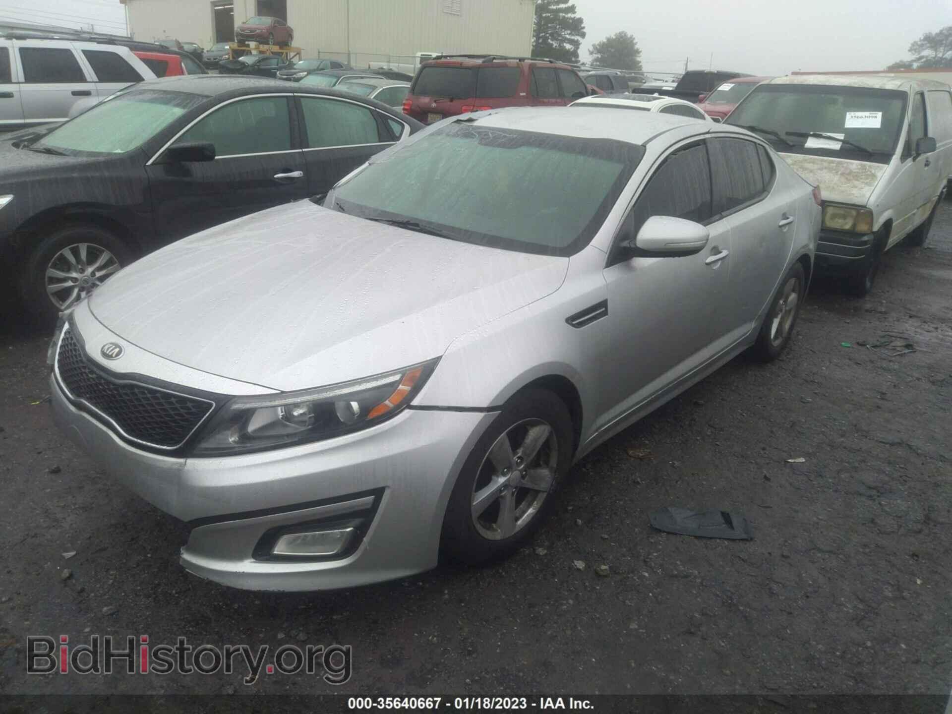 2014 KIA OPTIMA - VIN: KNAGM4A71E5523587 - Фото 2