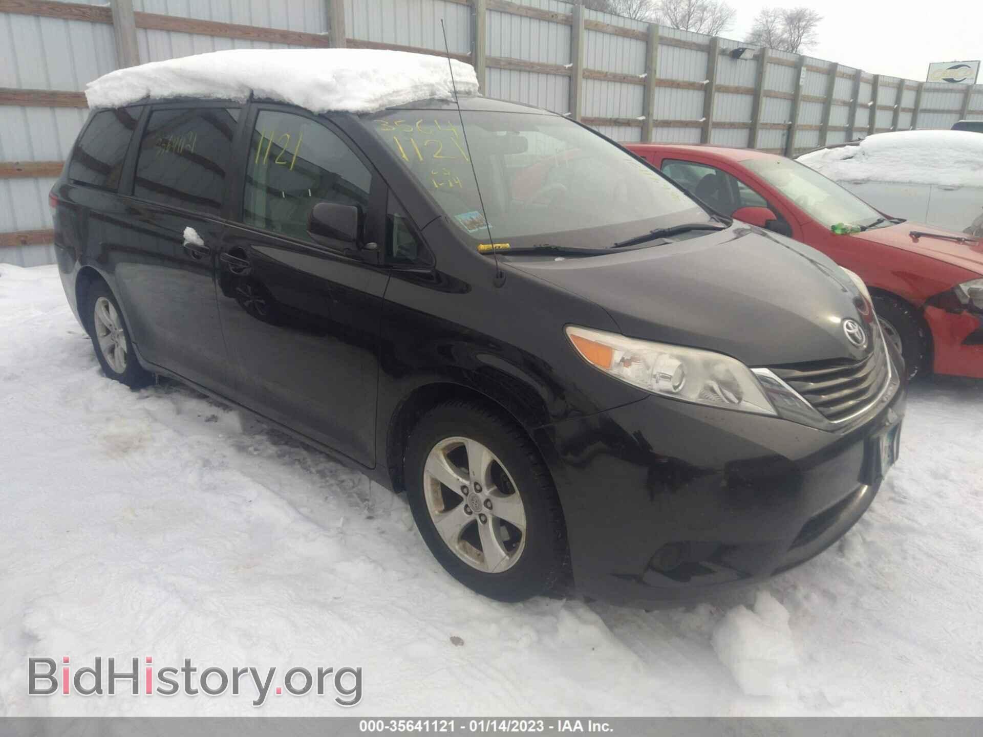 Фотография 5TDKK3DC2CS256506 - TOYOTA SIENNA 2012