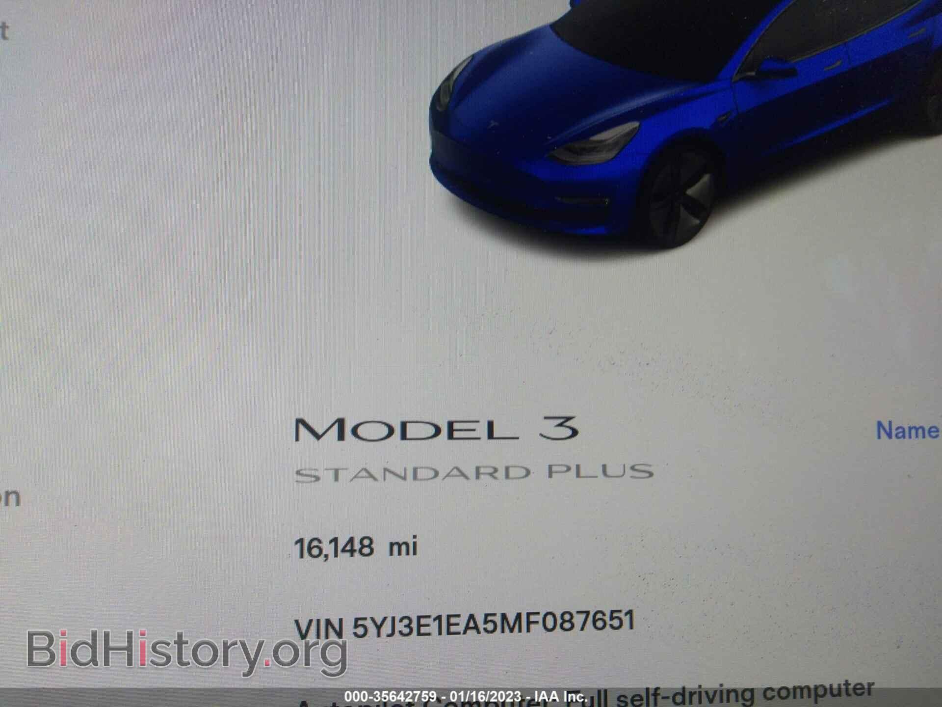 2021 TESLA MODEL 3 - VIN: 5YJ3E1EA5MF087651 - Photo 7
