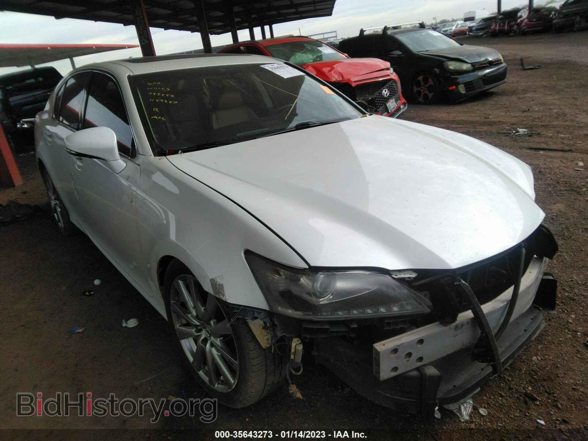 Фотография JTHBE1BL0D5019694 - LEXUS GS 350 2013