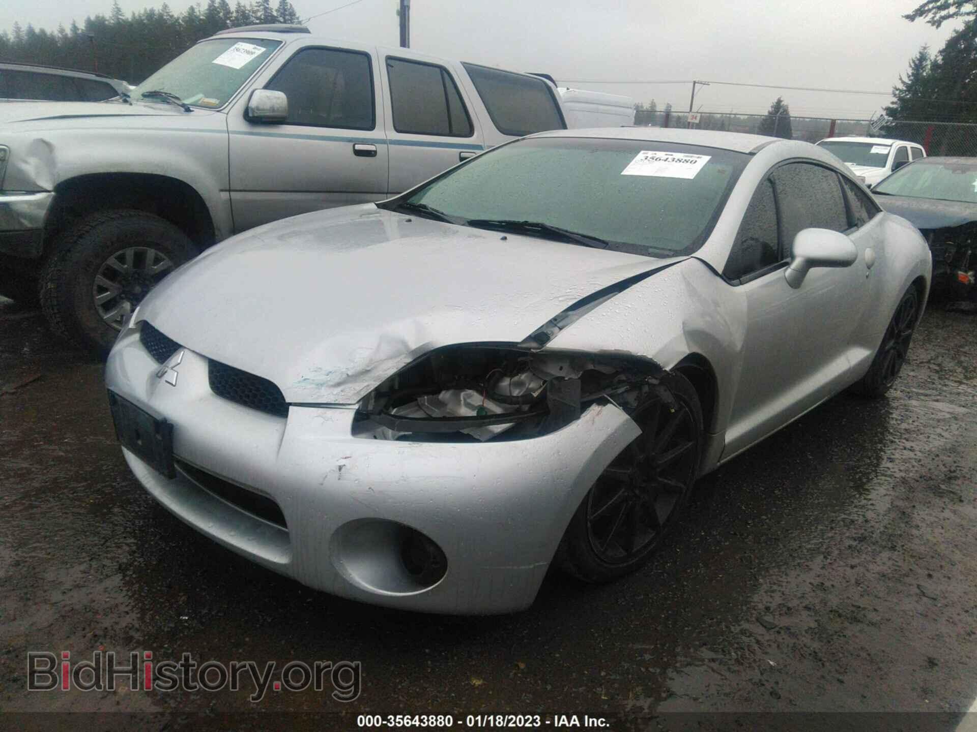 2006 MITSUBISHI ECLIPSE - VIN: 4A3AK24F16E003121 - Фото 2