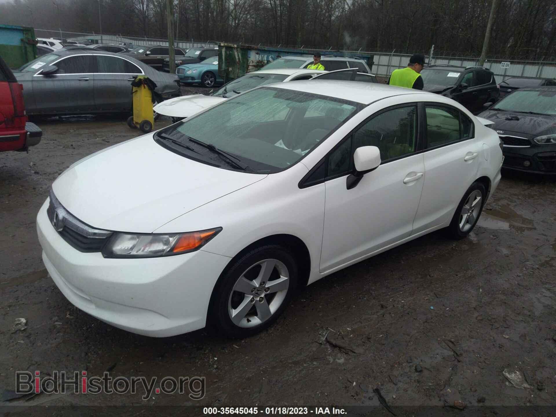 2012 HONDA CIVIC SDN - VIN: JHMFB2F59CS000105 - Фото 2